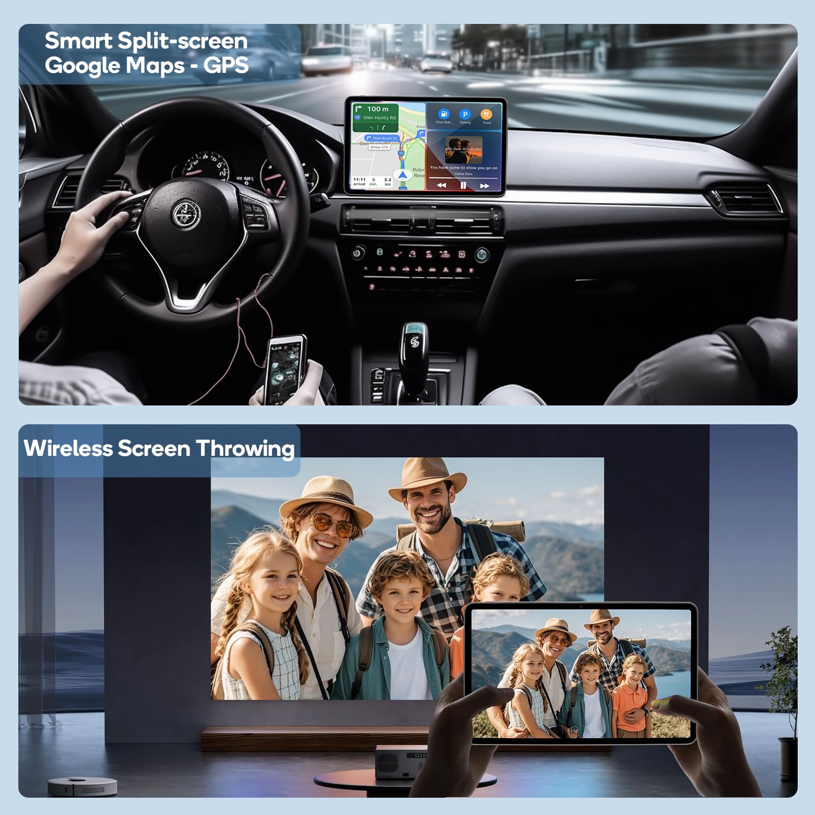 Android Tablet 12 Inch, Tablets Octa-Core T616, Large Android Tablet with 2K Display.