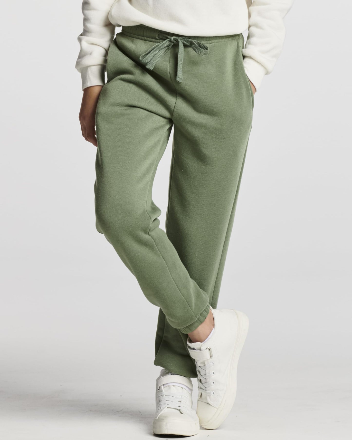 Real Essentials 3 Pack: Boys Tech Fleece Jogger Active Sweatpants with Pockets