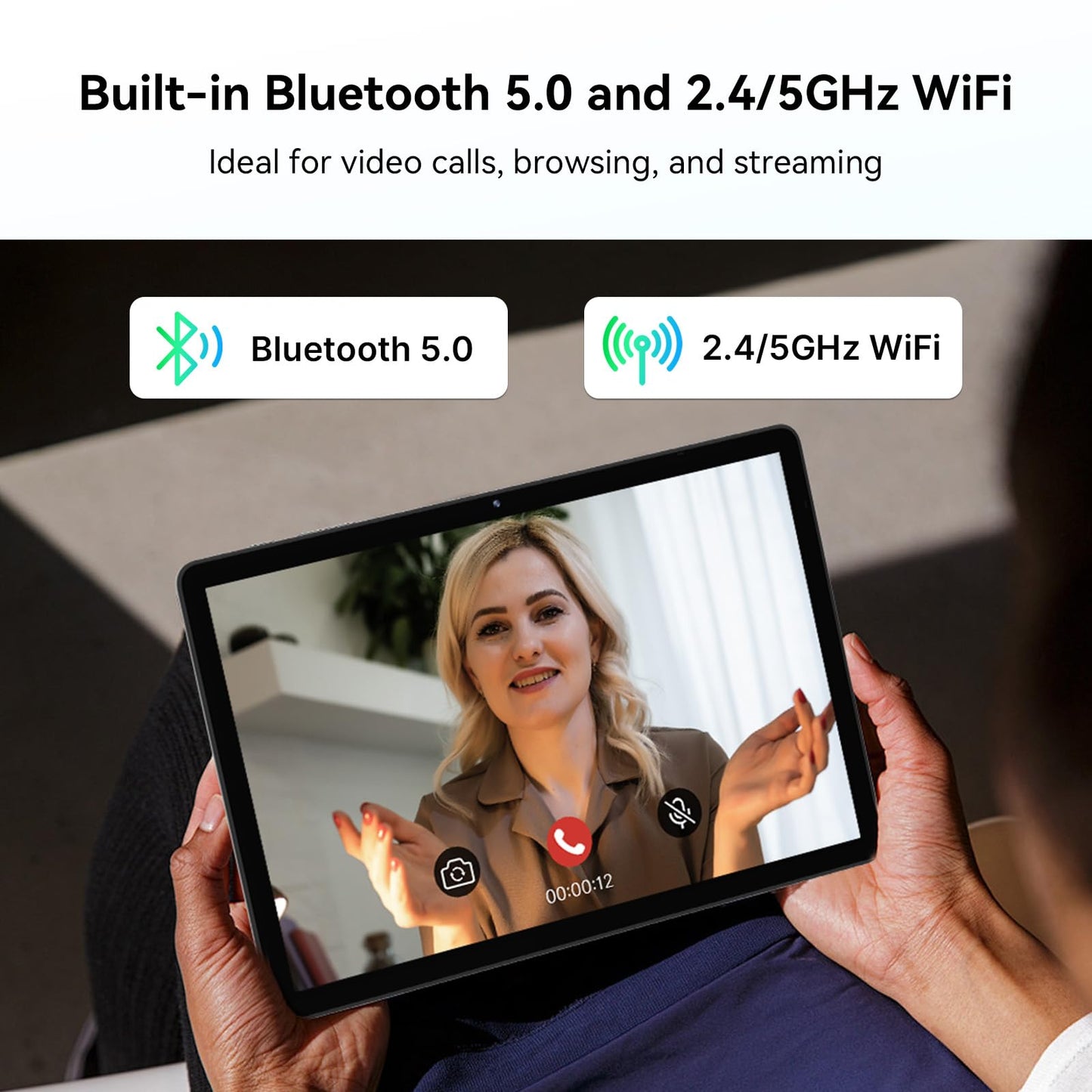 ApoloSign Tablet 11 inch, Octa-core Android 14 Tablet, 8GB RAM 128GB Storage(Expand to 1TB), Support Widevine L1, 11 inch Incell Large Screen, 7000mAh Battery, Dual Stereo Speakers, 5G WiFi, BT 5.0