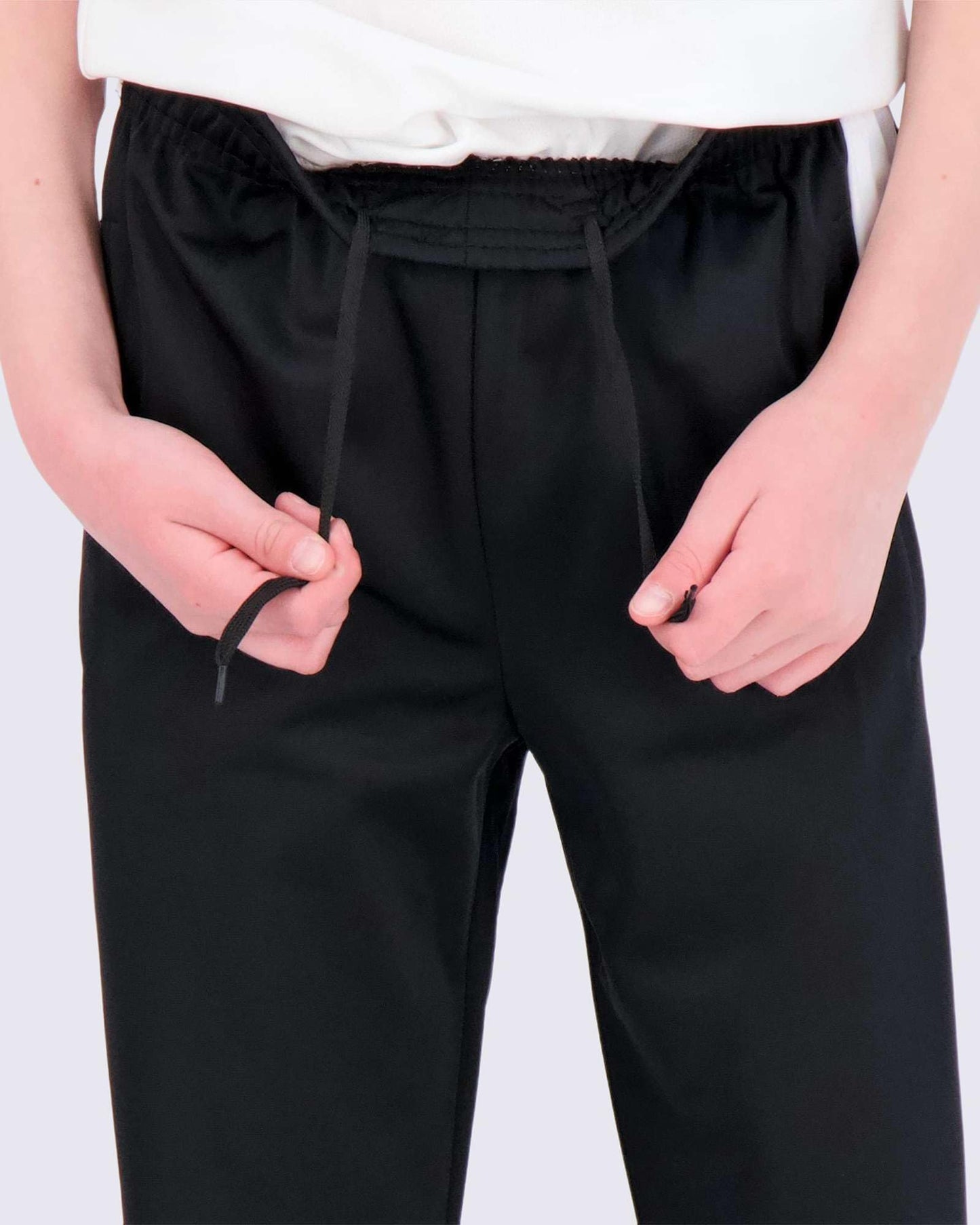 Real Essentials 3 Pack: Boys' Tricot Open Bottom Fleece-Lined Sweatpants with Pockets