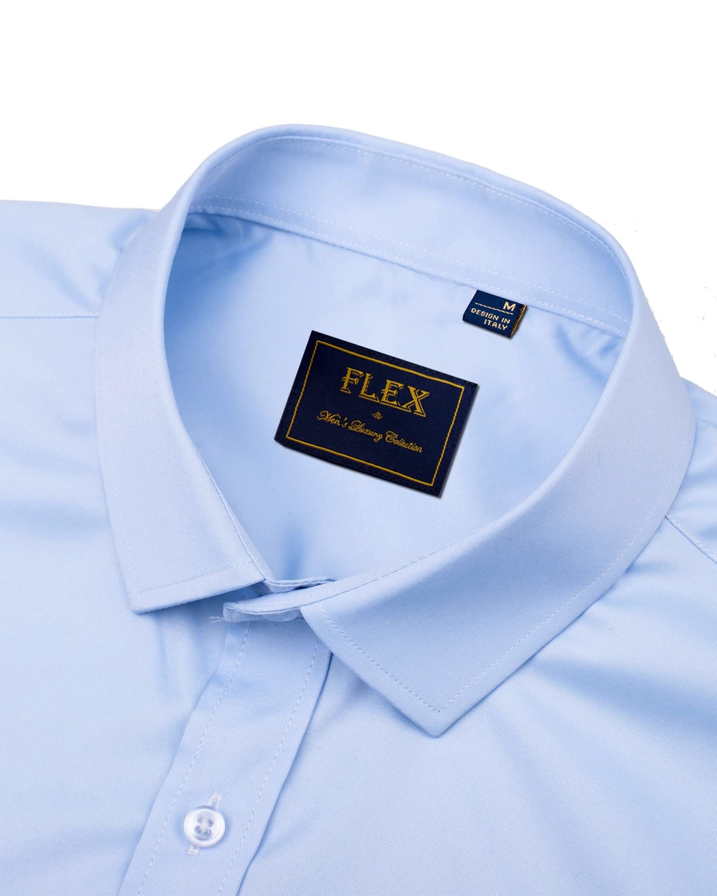 J.VER Men's Dress Shirts Solid Long Sleeve Stretch Wrinkle-Free Formal Shirt Business Casual Button Down Shirts White