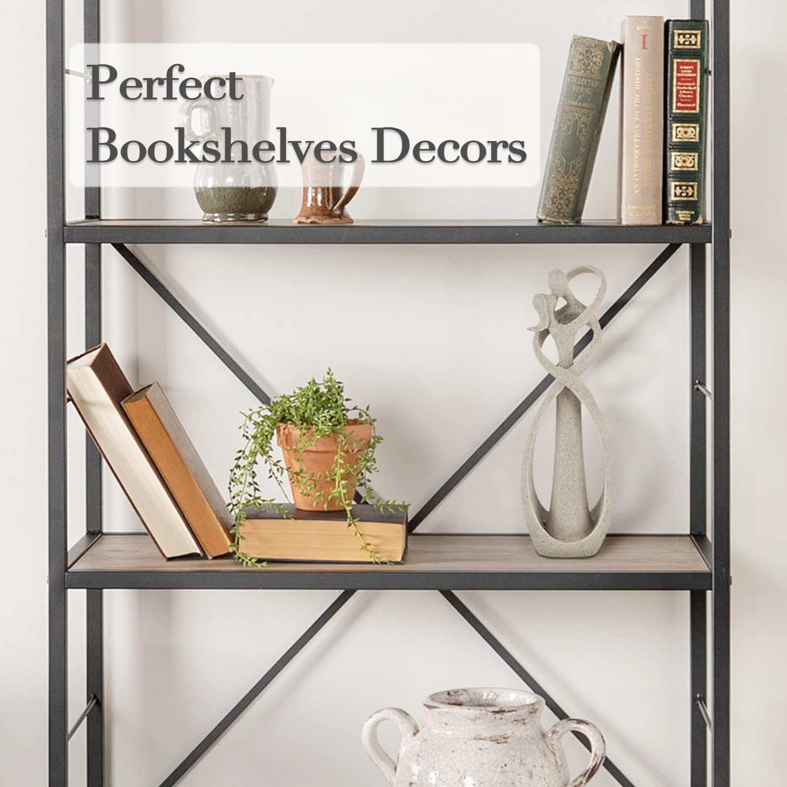 Trycooling Kissing Lovers Statue Abstract Sculpture Resin Statues 