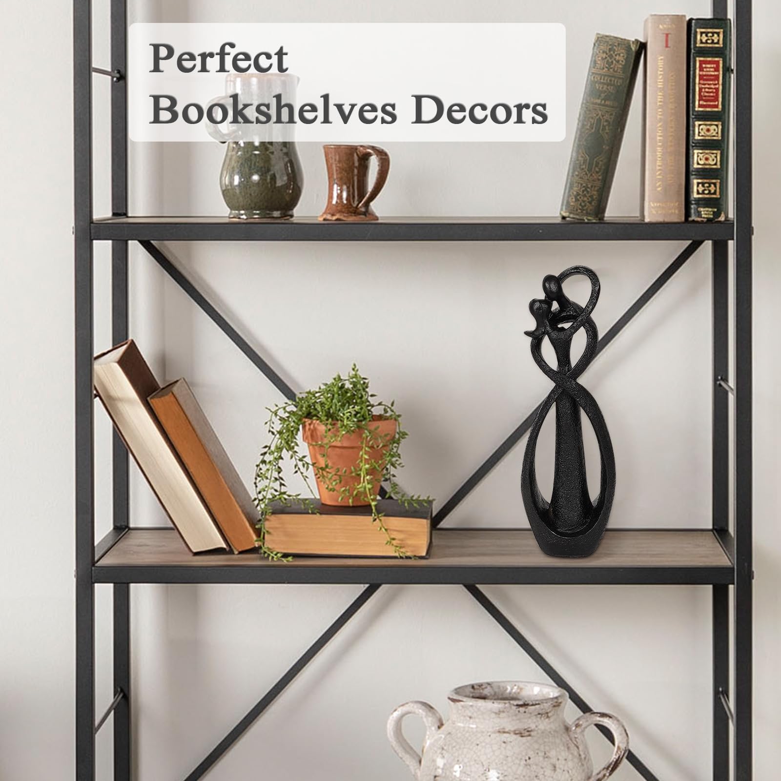 Trycooling Kissing Lovers Statue Abstract Sculpture Resin Statues 