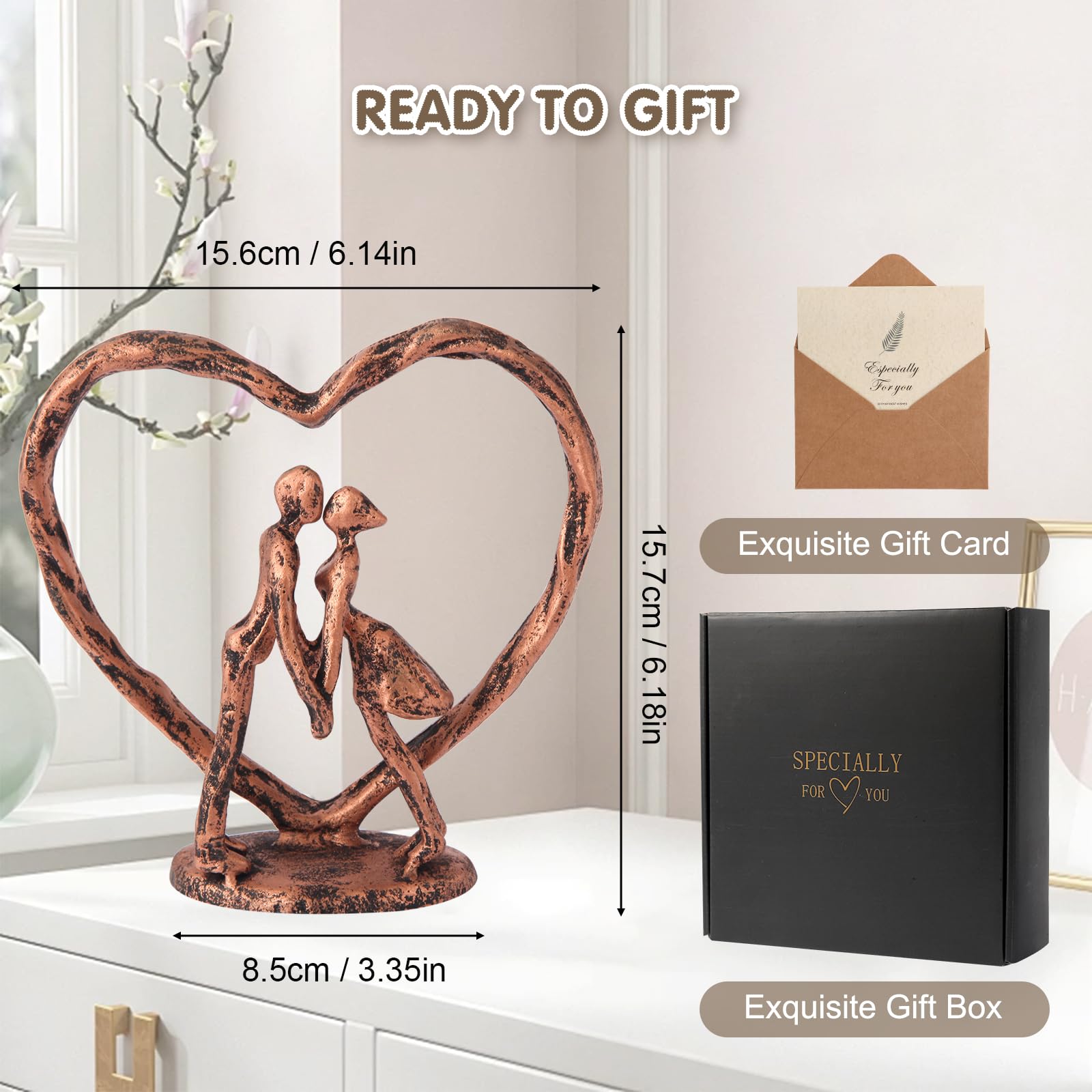 Sipujade 7th/Copper/Bronze Anniversary Wedding Gifts 