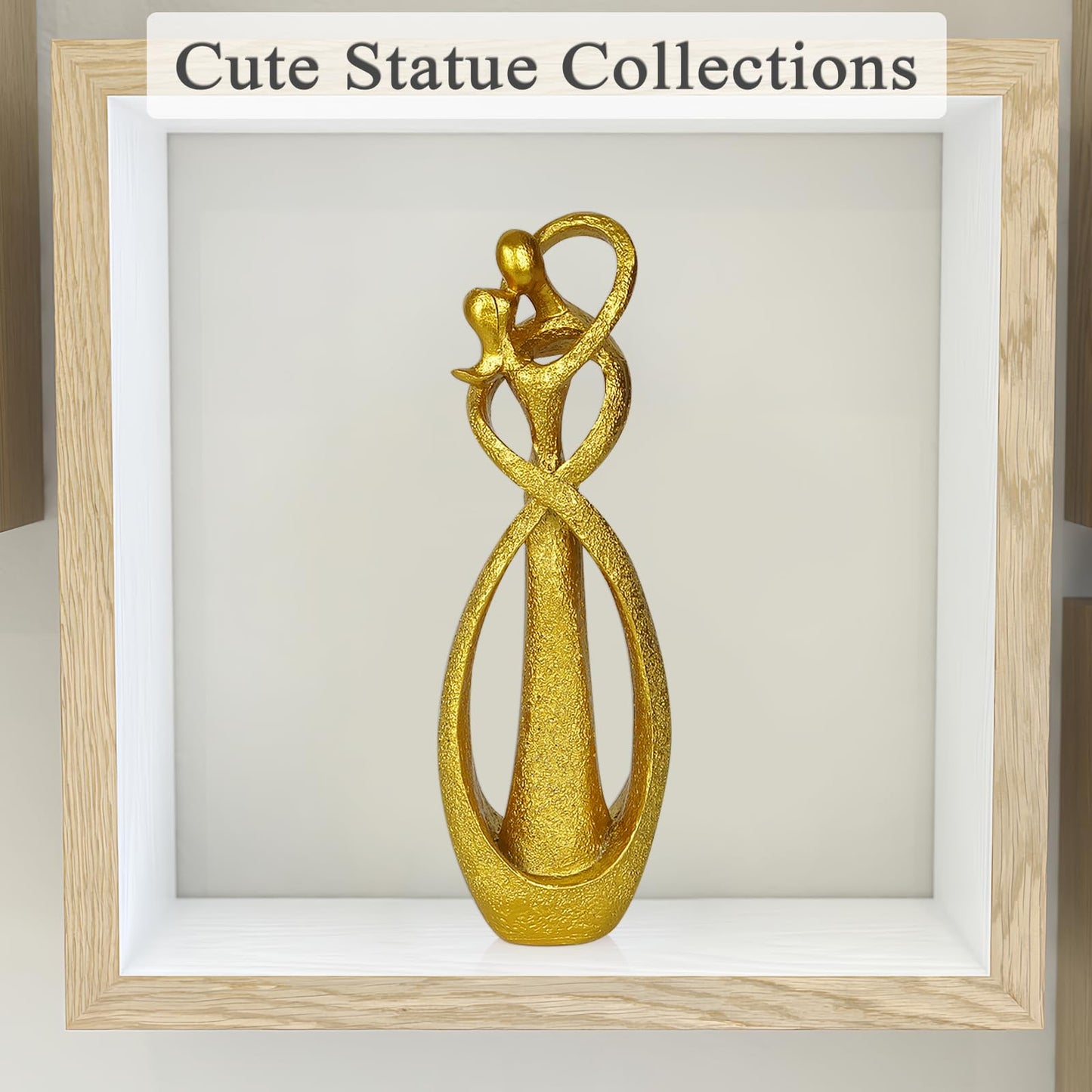 Trycooling Kissing Lovers Statue Abstract Sculpture Resin Statues 