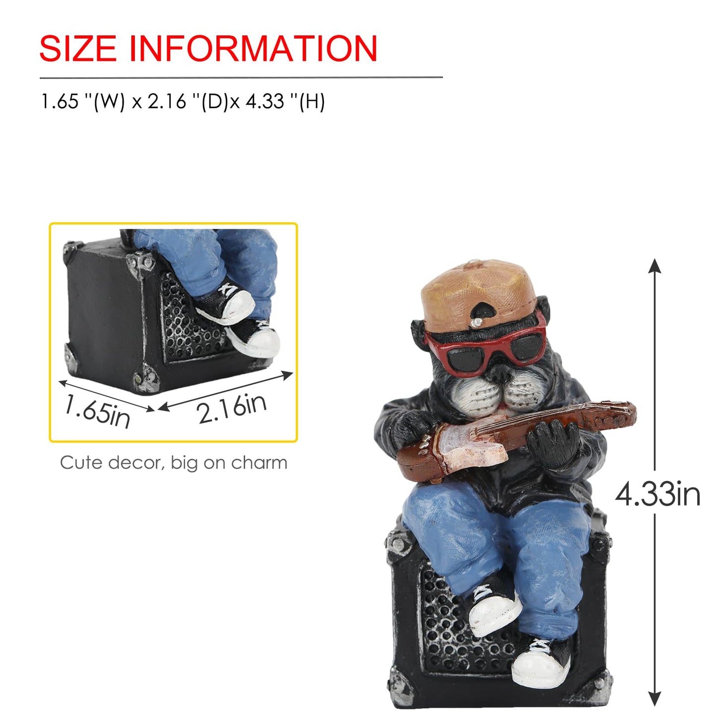 FOXMIS Miniature Frog Garden Statue Gifts Fall Halloween Decorations Fairy