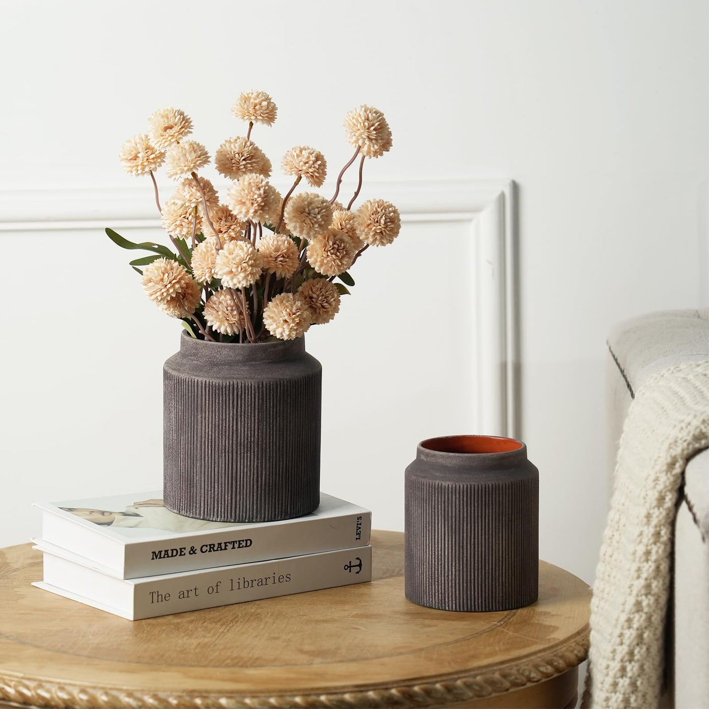 Modern Ceramic Vase Set of 5, Vases Home Decor