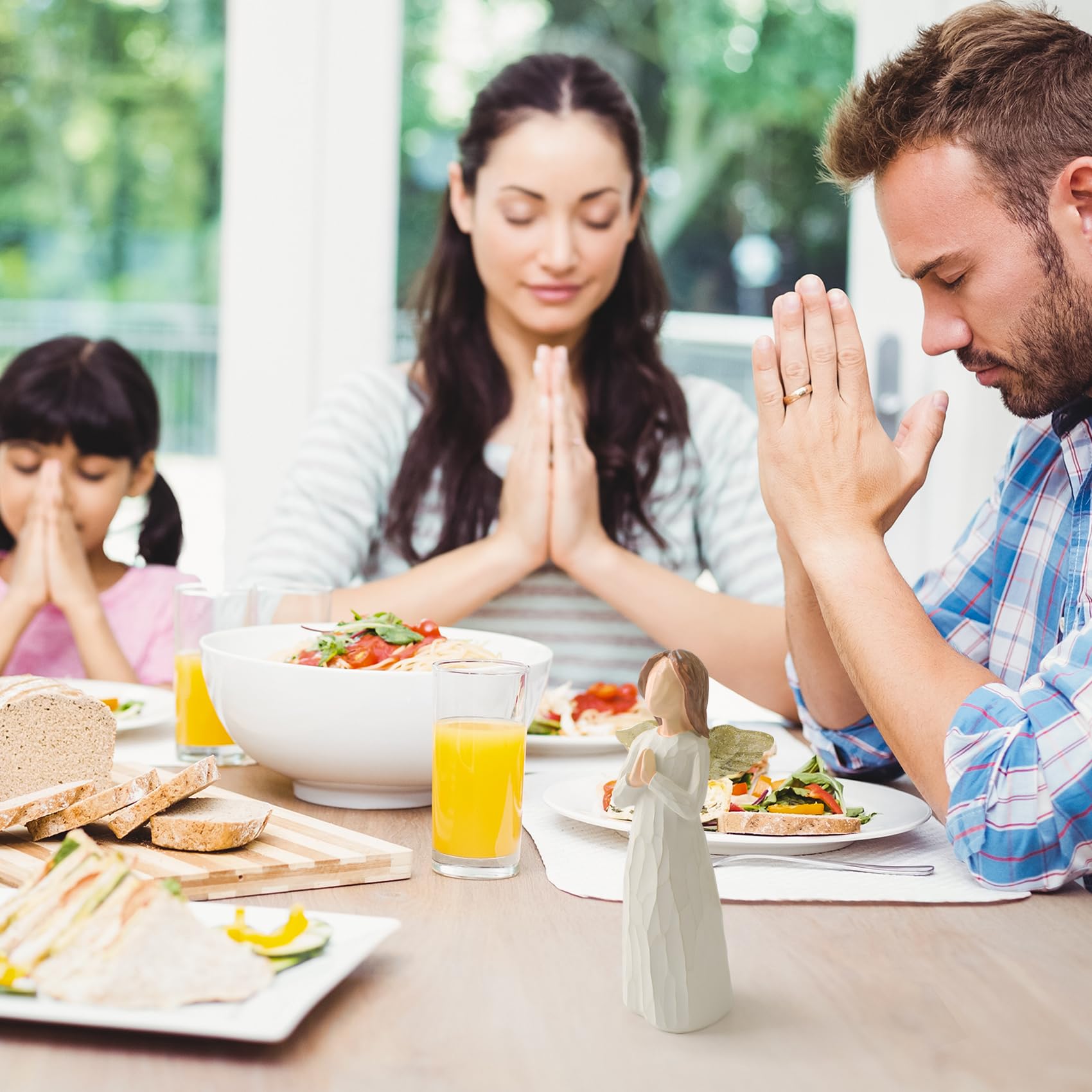 CUNTAUK Guardian Angel Statue, Healing Angel Figurines for Women.