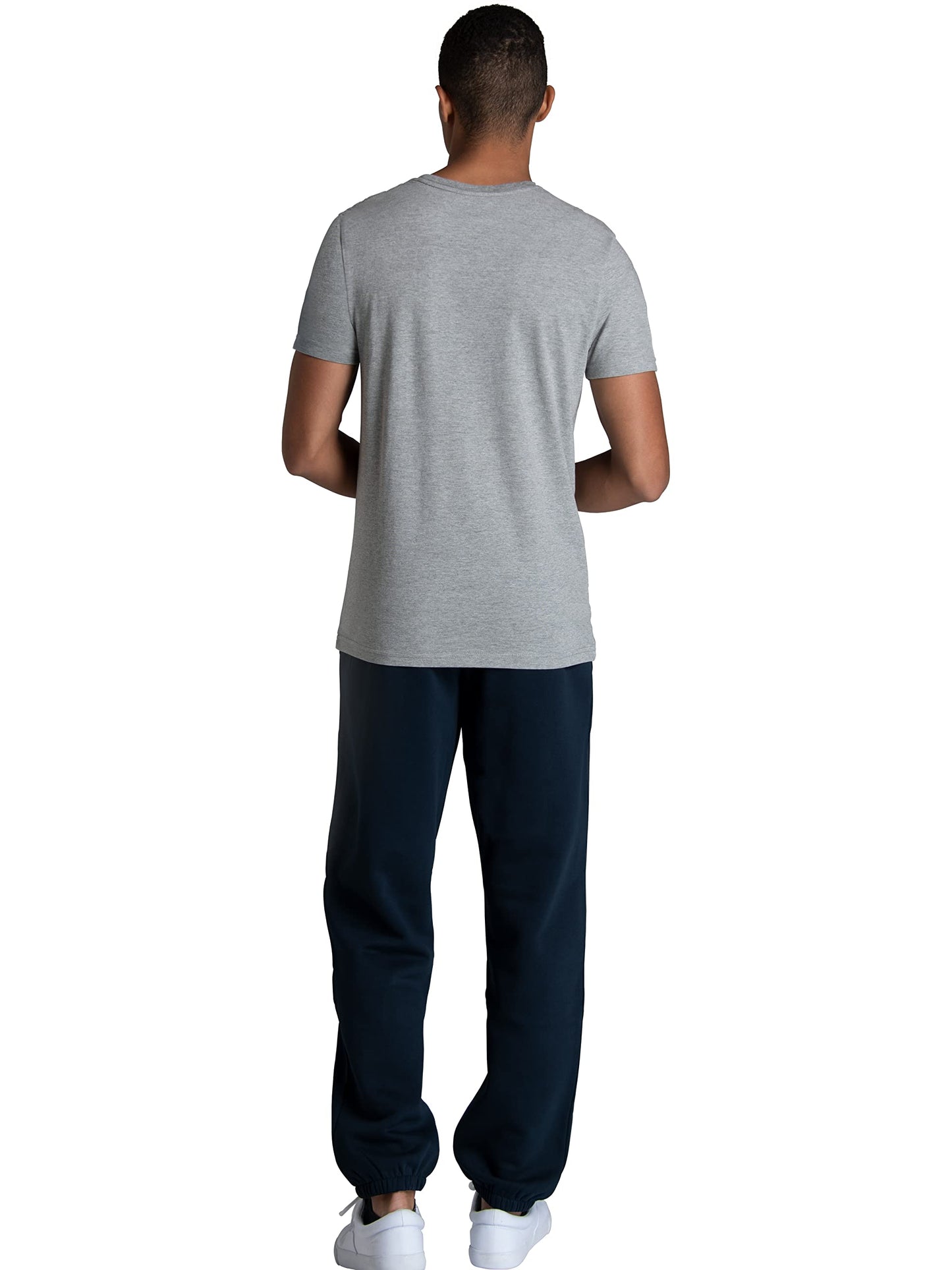 Fruit Of The Loom Mens Eversoft Fleece Elastic Bottom With Pockets, Relaxed Fit, Moisture Wicking, Breathable Sweatpants, Black, X-Large US