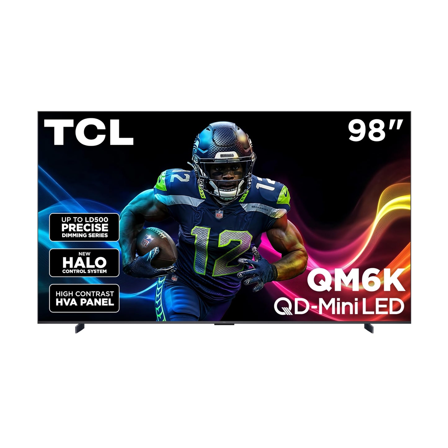 TCL 55-Inch QM6K QLED 4K Smart QD-Mini LED TV with Google TV (55QM6K, 2025 Model) Dolby Vision IQ, Dolby Atmos, HDR, Game Accelerator up to 240Hz, Voice Remote, Works with Alexa, Streaming Television