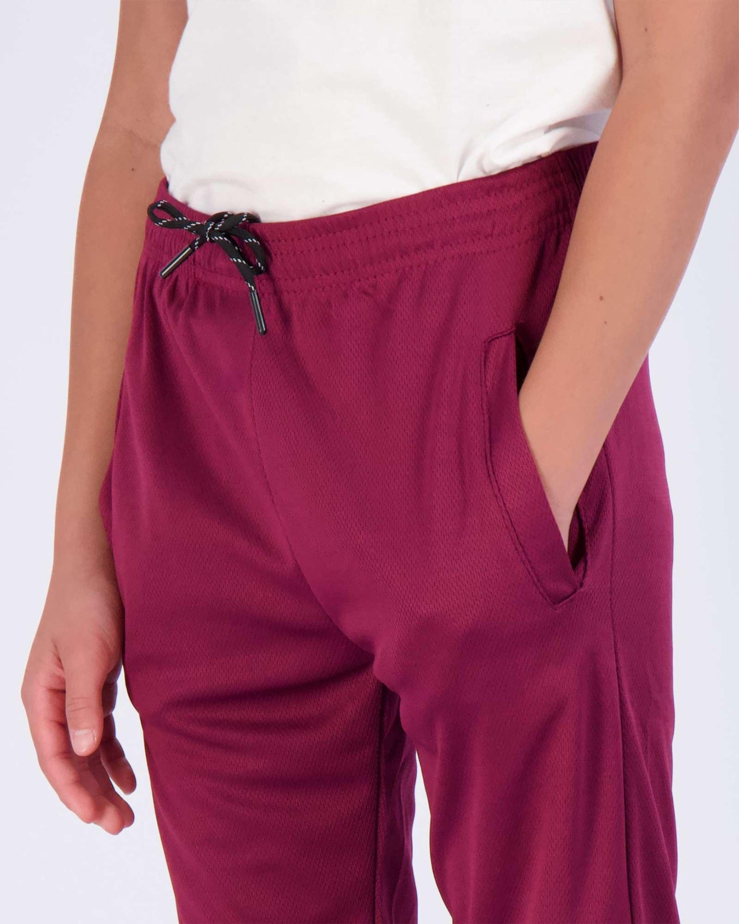 Real Essentials 3 Pack: Boy's Mesh Active Athletic Casual Jogger Sweatpants with Pockets .