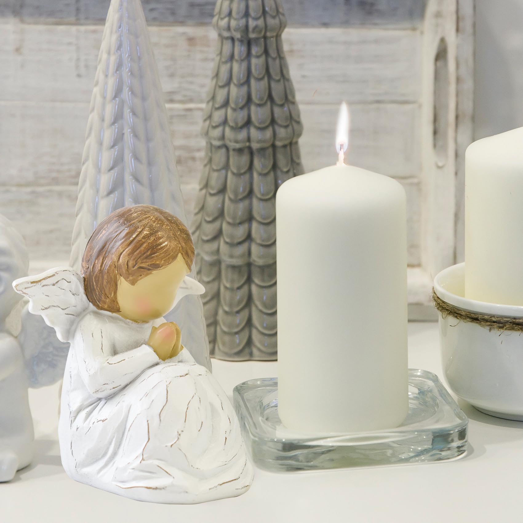 CUNTAUK Guardian Angel Statue, Healing Angel Figurines for Women.