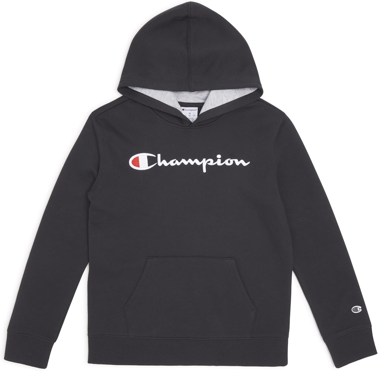ChampionYouth Powerblend Fleece Hoodie, Signature Black, Small
