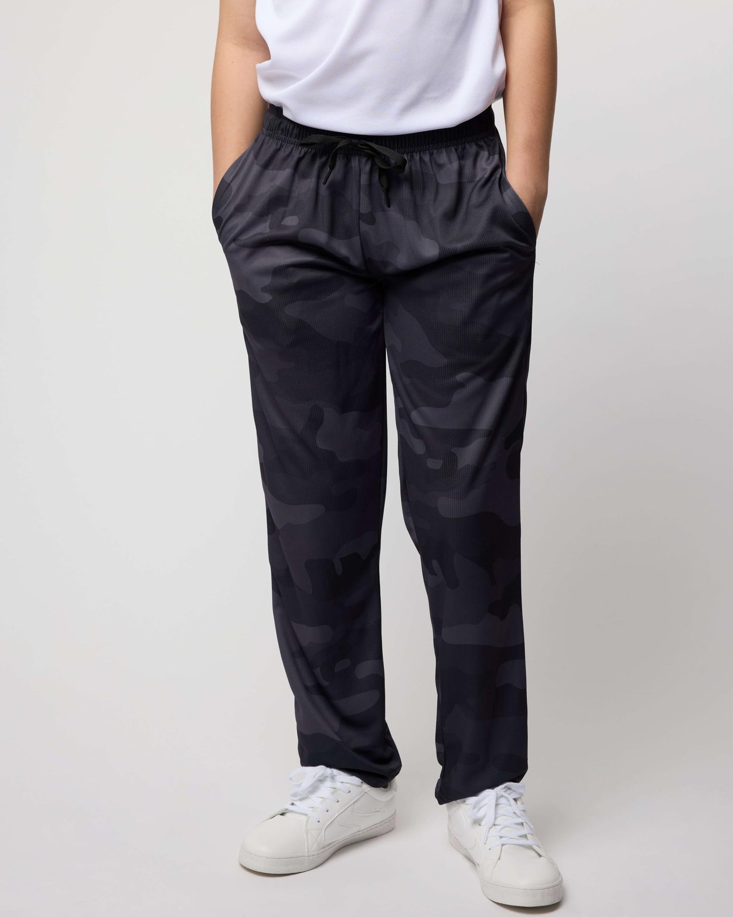 Real Essentials 3 Pack: Boys' Mesh Open Bottom Active Sweatpants 