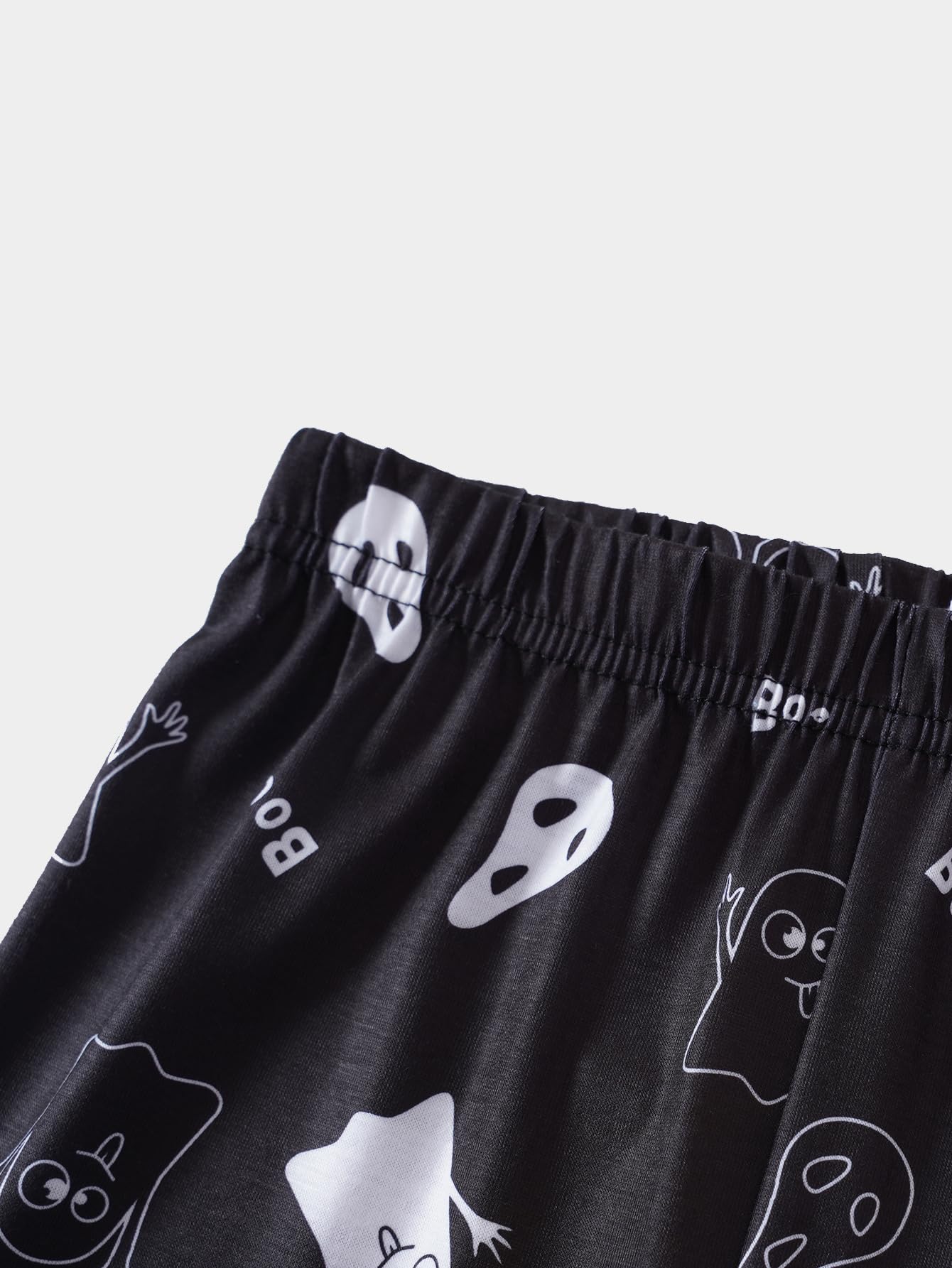 MyFav Big Boys Glow in Dark Skull Pjs Sleepwear Summer Pajama Shorts Sets, Skateboard, 14 Years