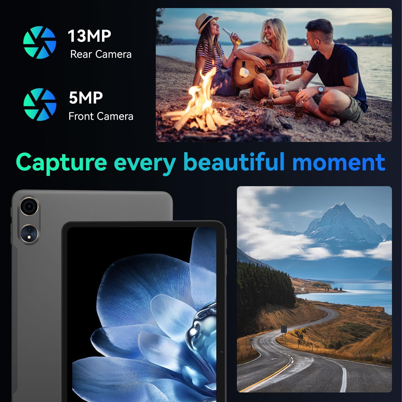 2025 Upgraded Android 15 Tablet with Case, Large Tablets 12 inch.