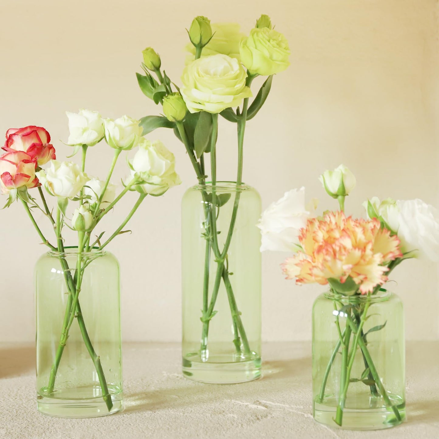 Glass Bud Vases Set of 24, Clear Flower Vase for Centerpieces,