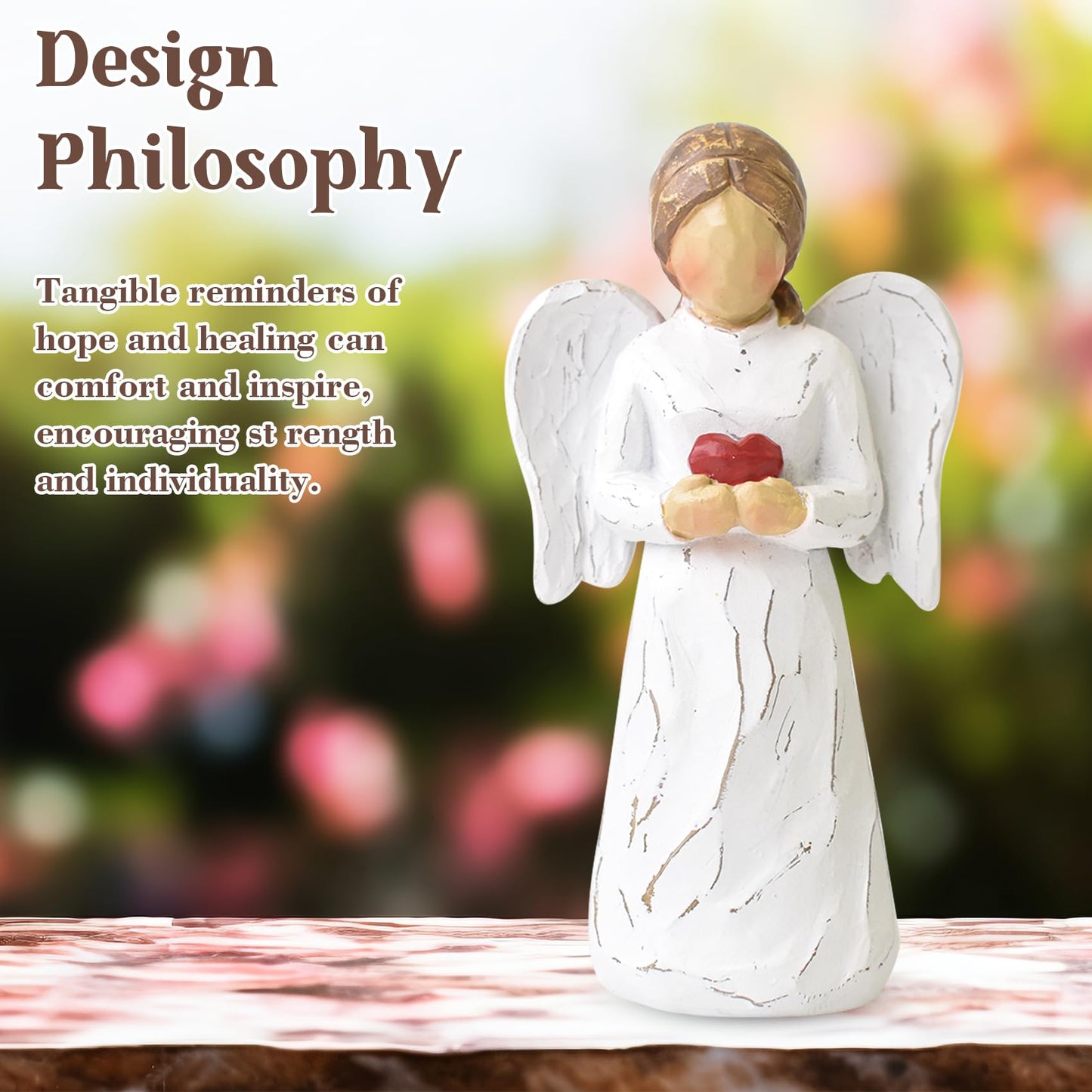 CUNTAUK Guardian Angel Statue, Healing Angel Figurines for Women.