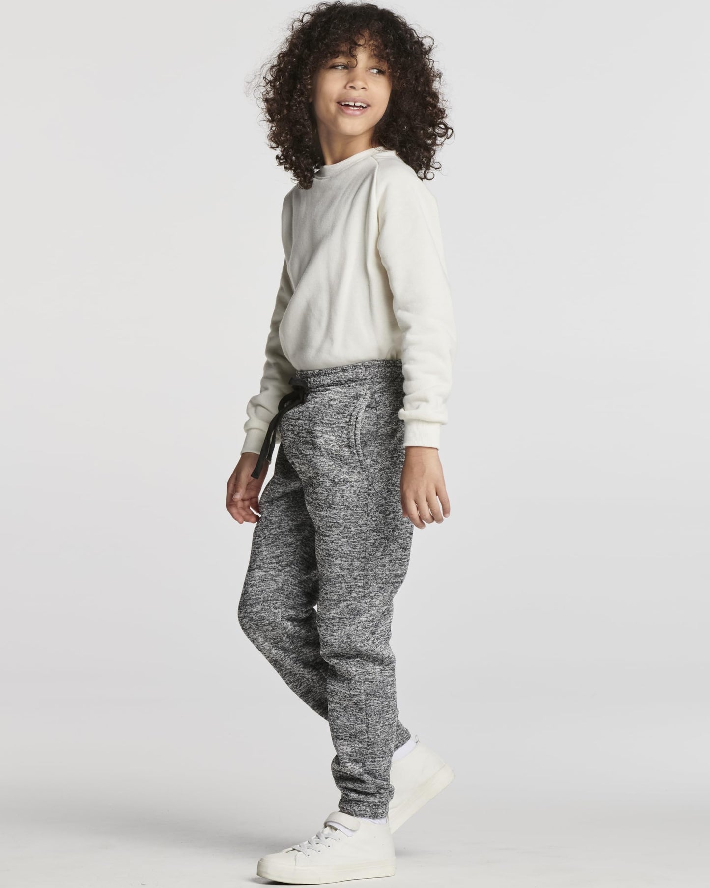 Real Essentials 3 Pack: Boys Tech Fleece Jogger Active Sweatpants with Pockets
