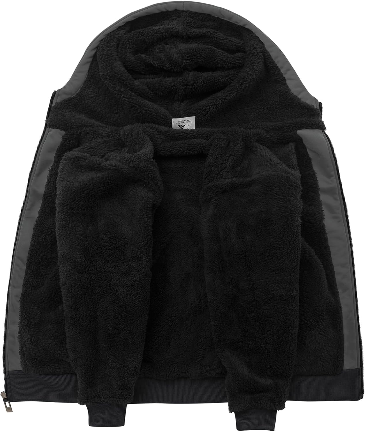 LLdress Boys Fleece Sherpa Hoodie Heavyweight Warm Coat