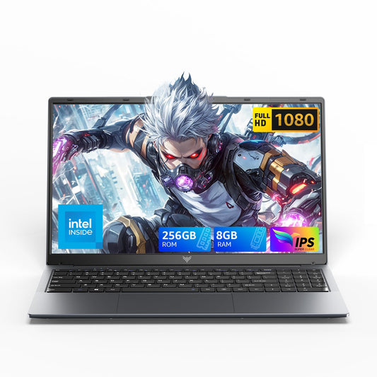 ACEMAGIC Laptop, 15.6-inch Windows 11 Pro Laptop with Intel N97 Processor, 8GB DDR4 RAM, 256GB SSD, 1080P FHD Display, WiFi 5, Bluetooth 5.0, USB 3.2, Type-C Port, 38Wh Long-Lasting Battery