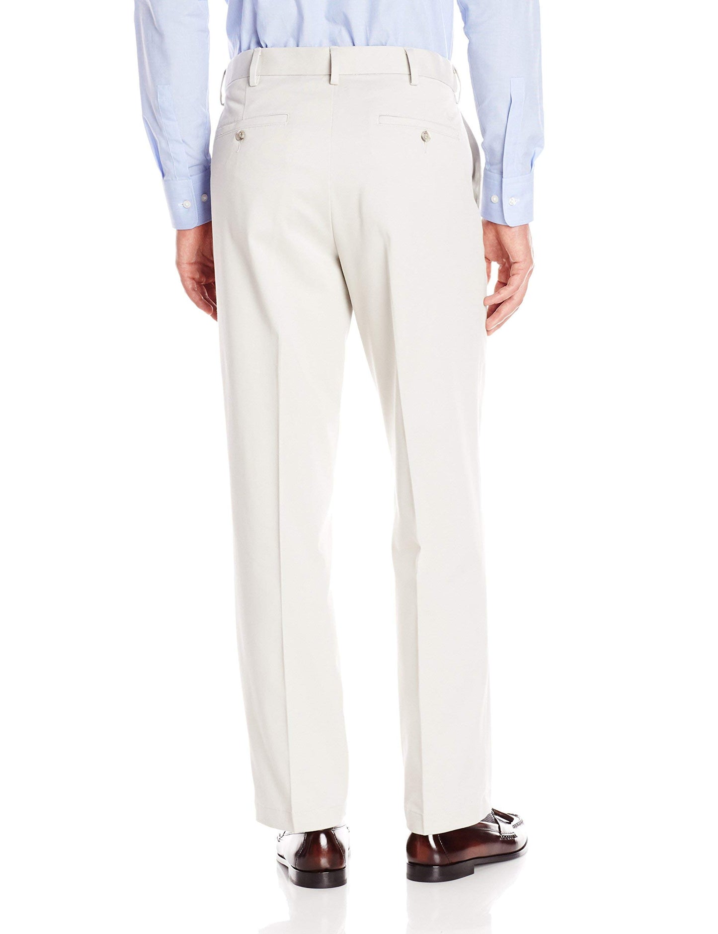 Dockers Men's Relaxed Fit Comfort Pants, British Khaki, 34W x 29L