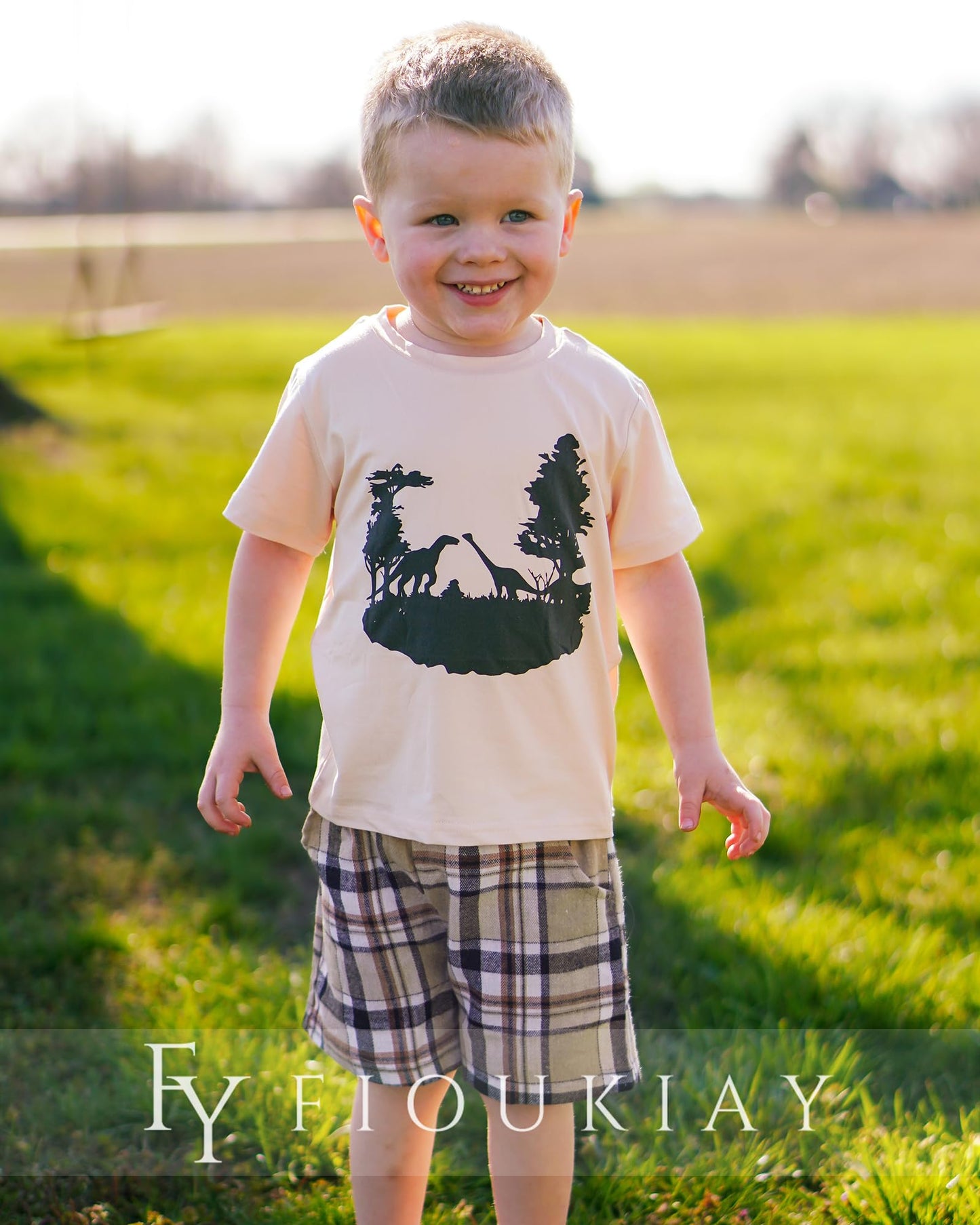 fioukiay 4T Black Toddler Boys Sring Summer Shorts Set Boys Letter Printed Palm Leaf Clothes Outfit