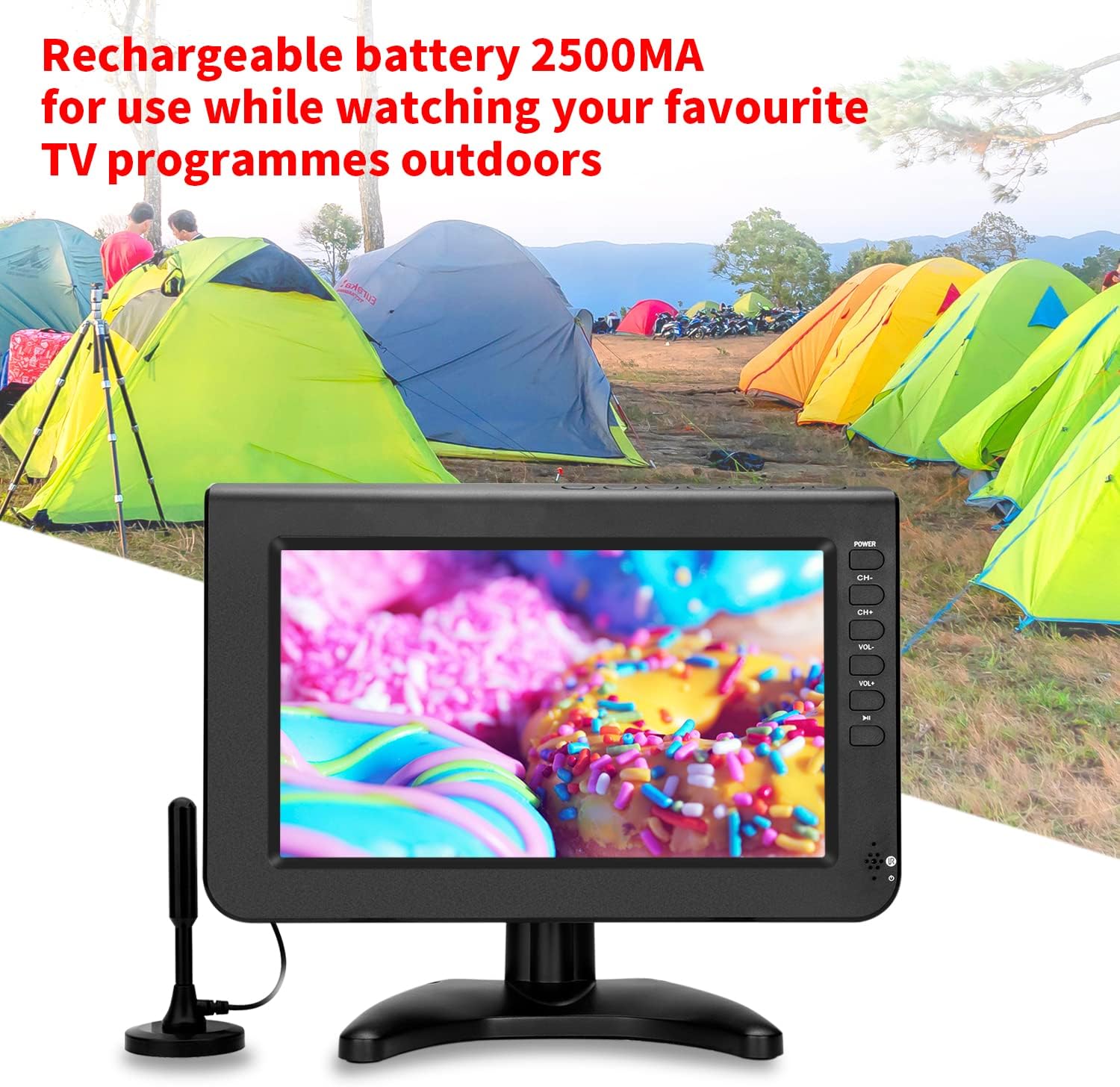 Portable 10.1inch TV