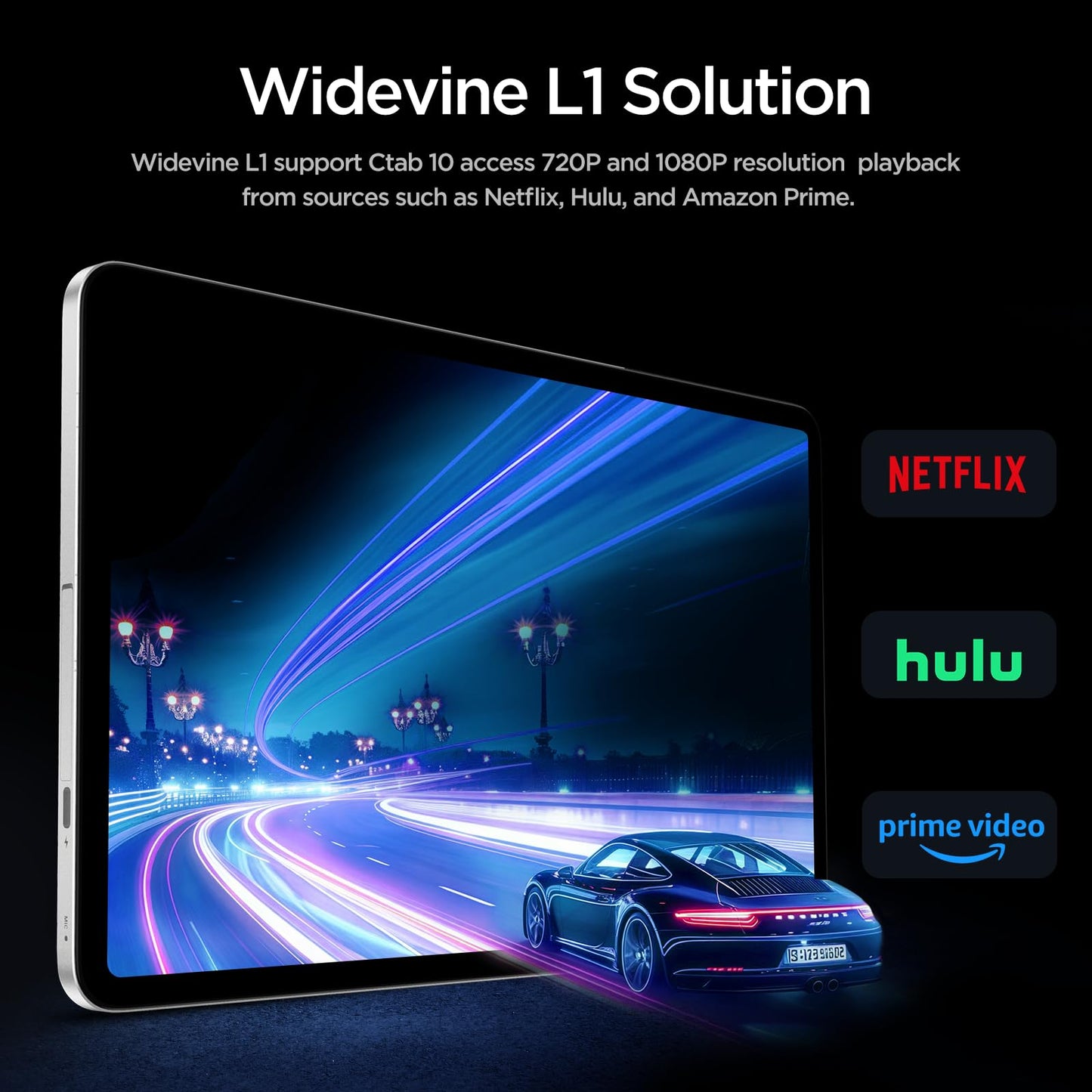 Android Tablet, 10.1 inch Android 15 Tablet, Octa-core CPU, 2 Years Protection, RAM 12GB, ROM 64GB (Up to 2 TB), 800x1280 Resolution, WiFi 6 & Bluetooth 5.4, Dual Speakers, 5MP+8MP, 6000mAh, Black