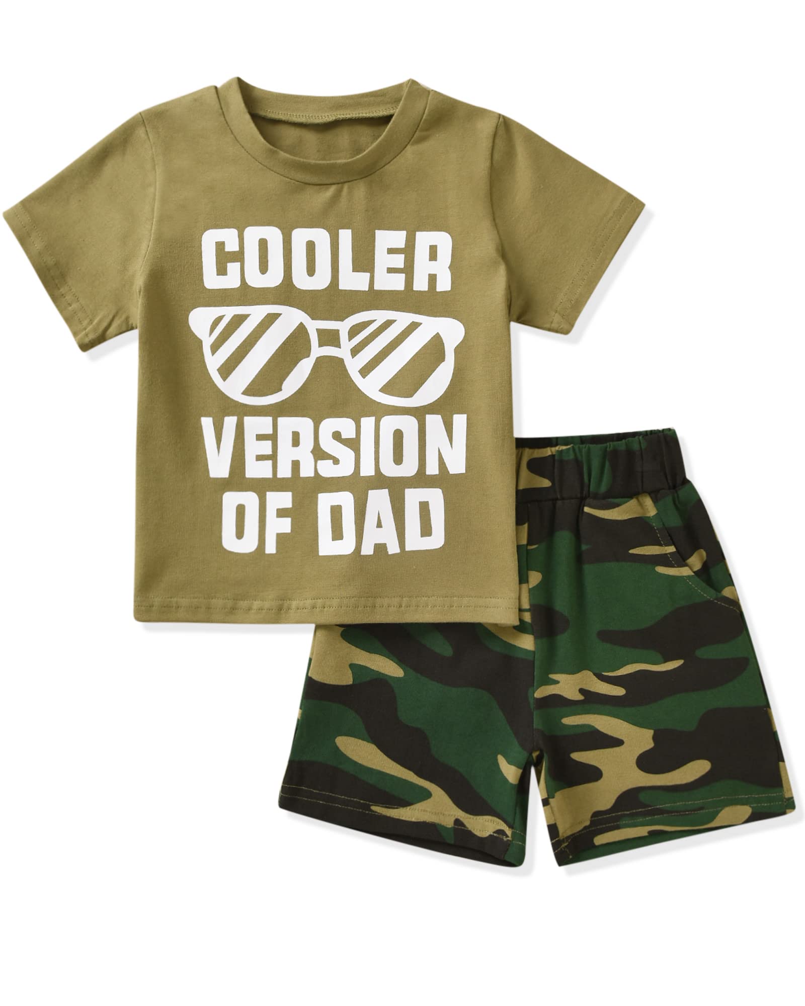 fioukiay 4T Black Toddler Boys Sring Summer Shorts Set Boys Letter Printed Palm Leaf Clothes Outfit