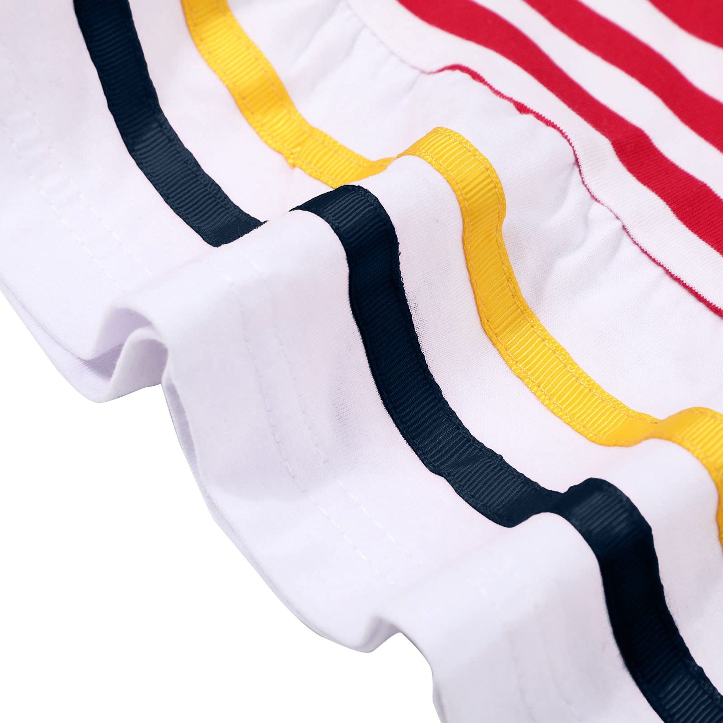 LUKYCILD Baby Girls Summer Clothes Casual Clothing Suit Short Sleeve Striped T-Shirt +Pants