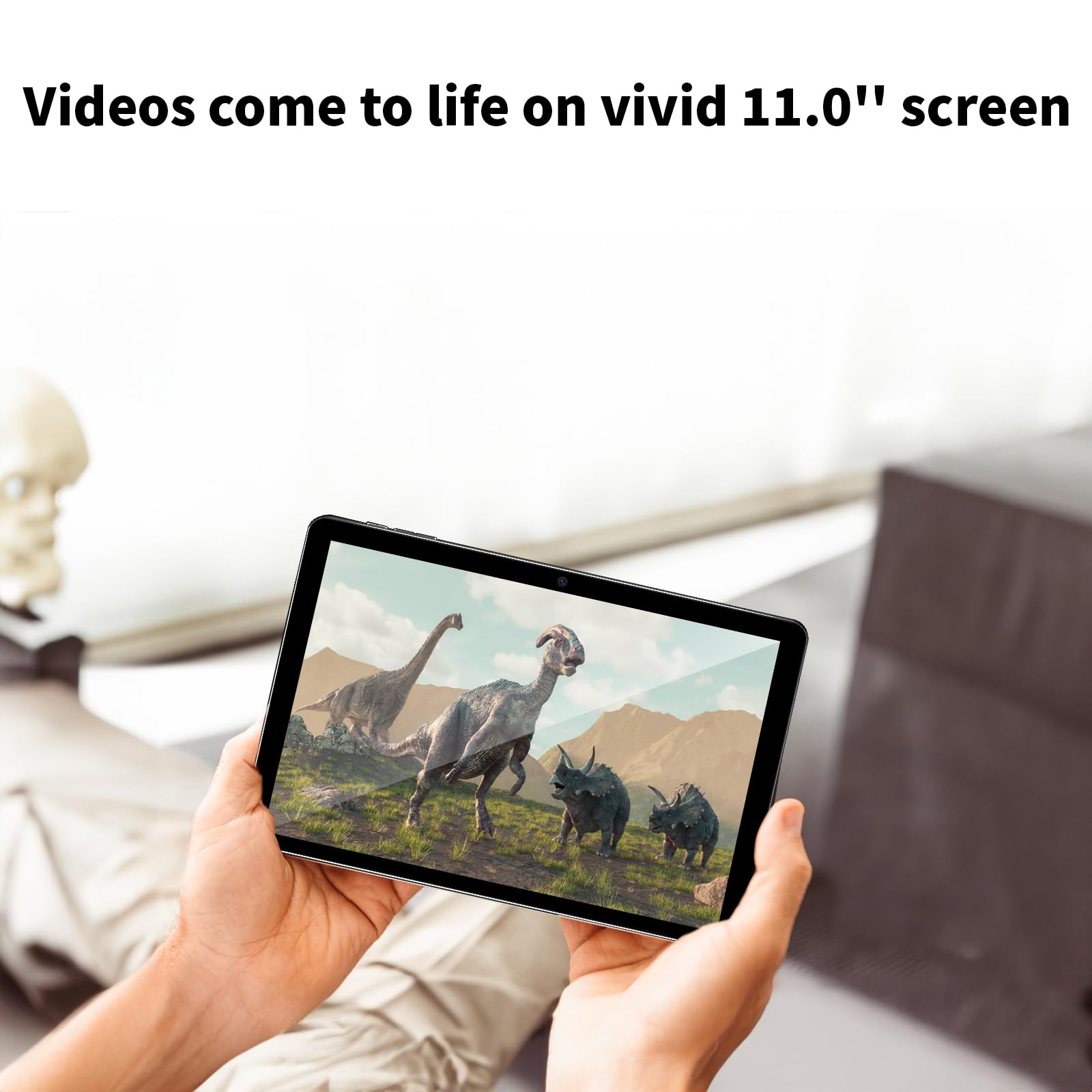 2025 Upgraded Android 14 Tablet, 11inch Tablet PC,Support Face Unlock, Octa-core CPU,12GB+128GB+1TB Expand, 8000mAh Big Battery, 18W Fast Charging, WiFi6, BT5.0,Touchscreen Display Tableta with Case