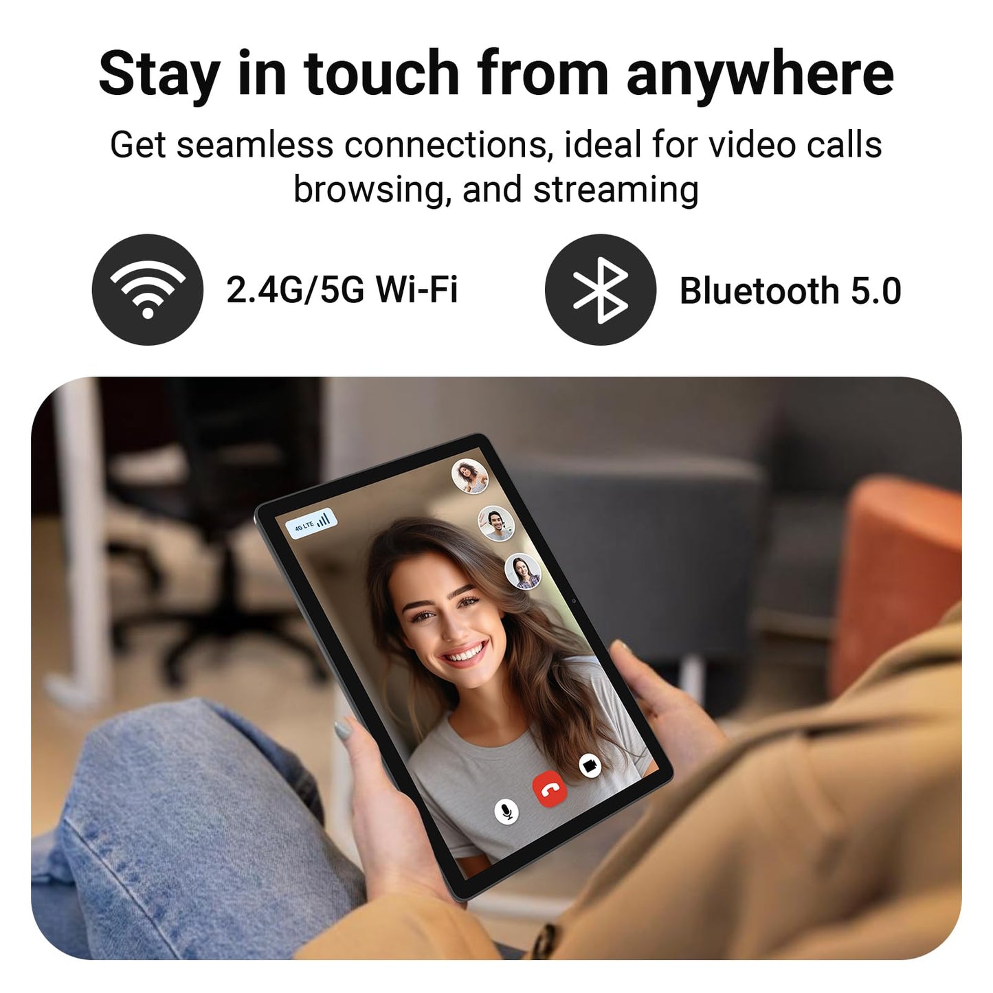 ApoloSign Tablet 11 inch, Android 14 Tablets with 11'' IPS HD Incell Display, Unisoc T606 Octa-Core up to 2.0Ghz, 8+128GB Storage, Expand to 1TB, 7000mAh, Widevine L1, 5G WiFi, BT 5.0, Slim, Light