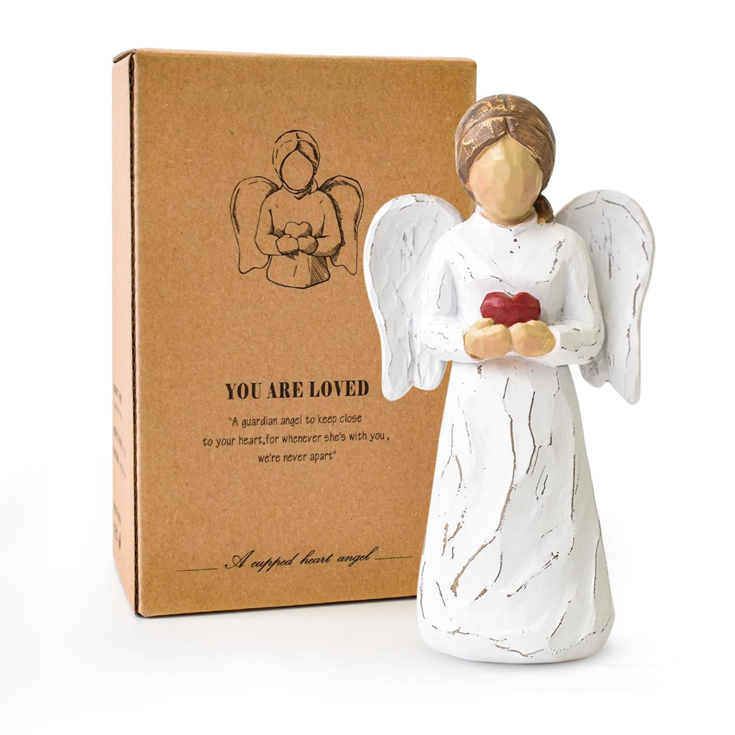 CUNTAUK Guardian Angel Statue, Healing Angel Figurines for Women.