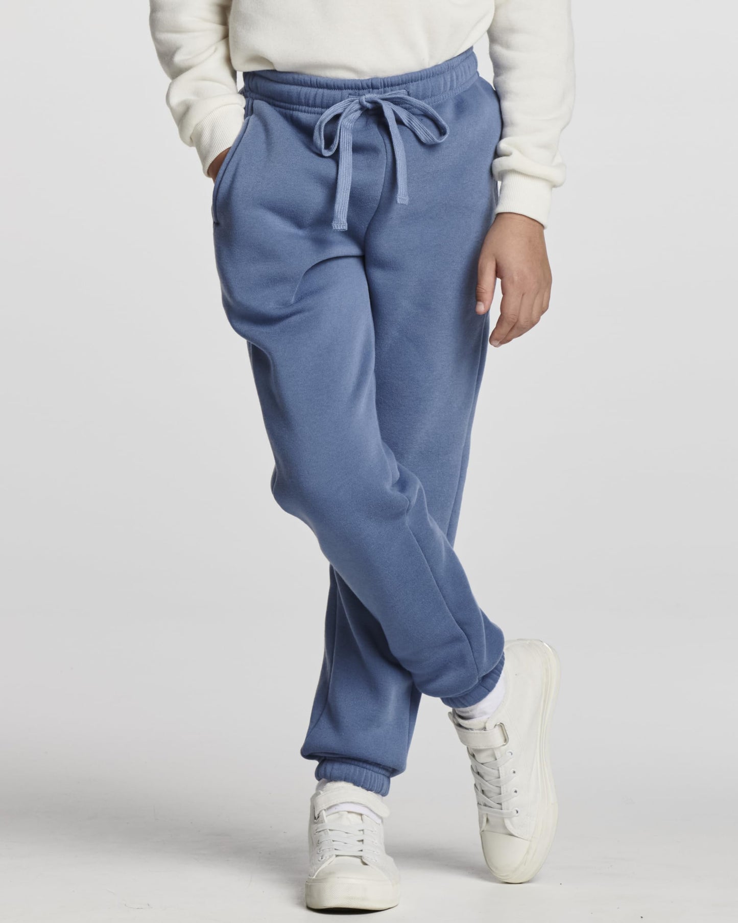 Real Essentials 3 Pack: Boys Tech Fleece Jogger Active Sweatpants with Pockets