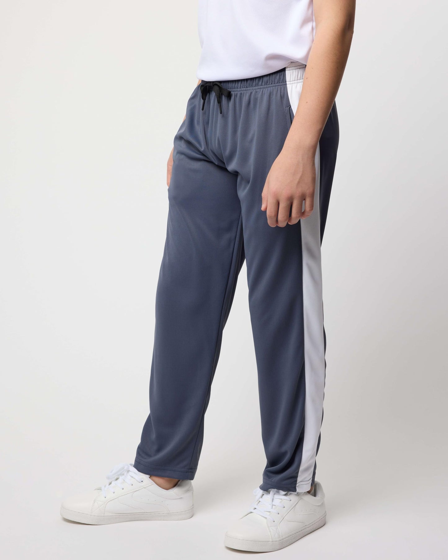 Real Essentials 3 Pack: Boys' Mesh Open Bottom Active Sweatpants with Pockets