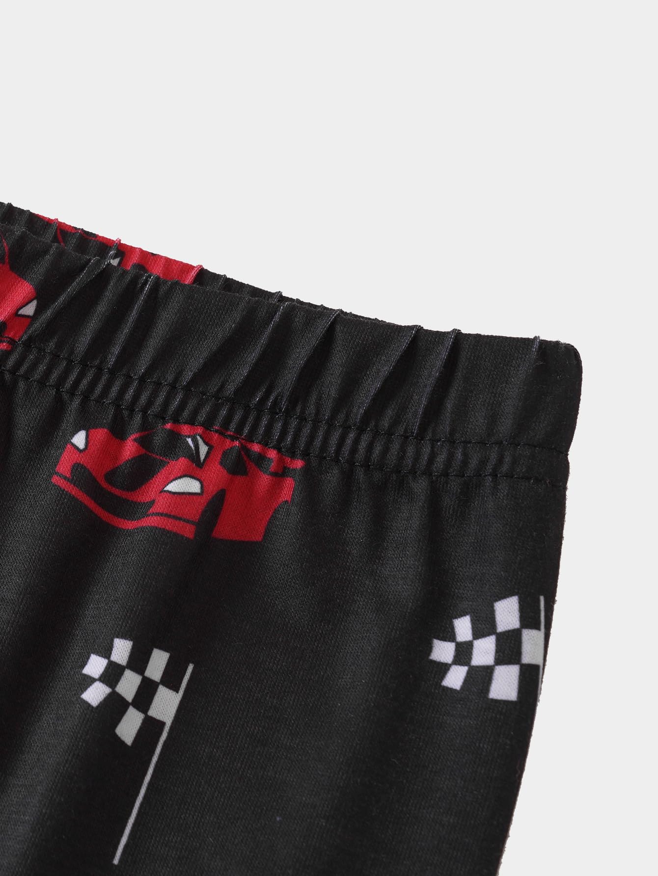 MyFav Big Boys Glow in Dark Skull Pjs Sleepwear Summer Pajama Shorts Sets, Skateboard, 14 Years