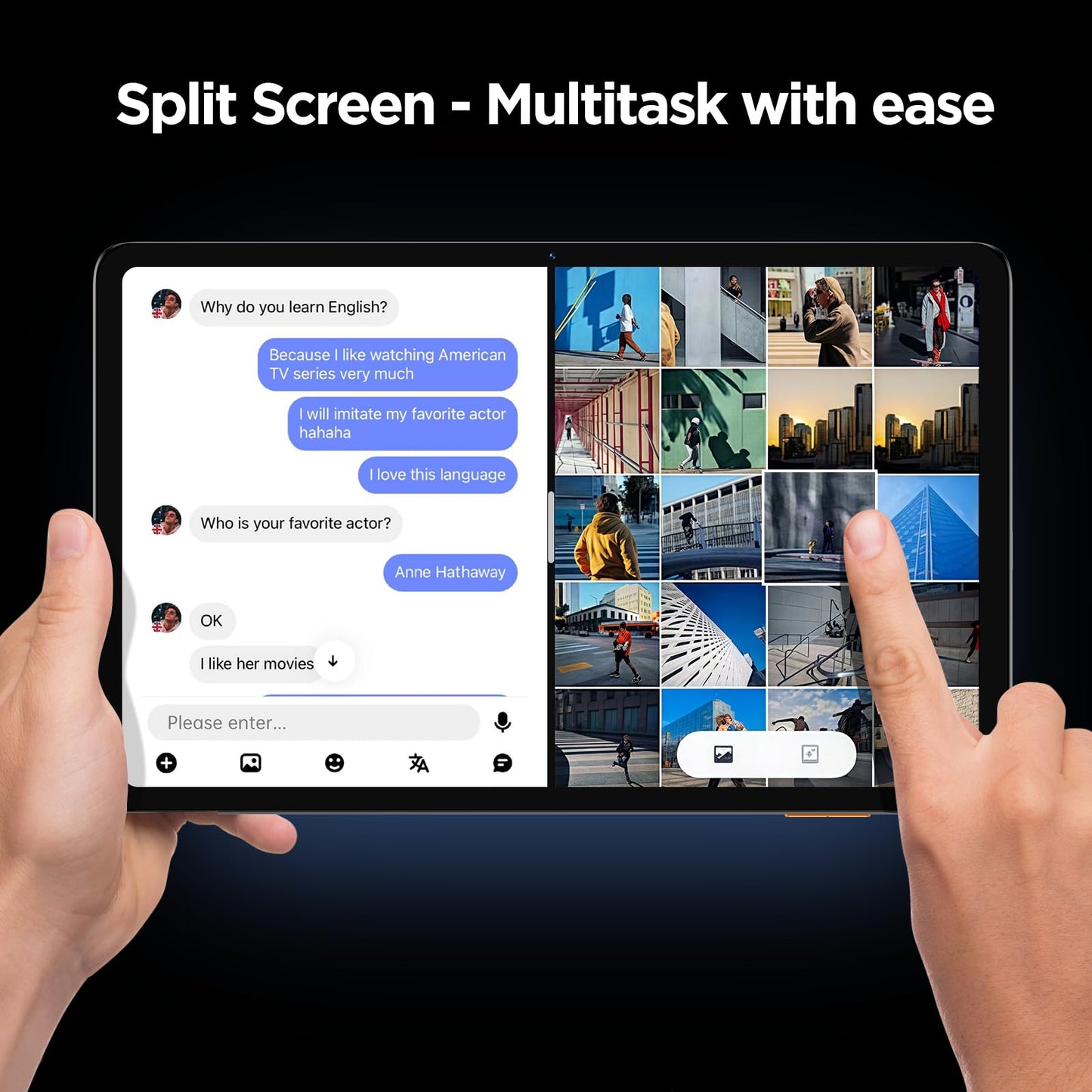 Android Tablet, 10.1 inch Android 15 Tablet, Octa-core CPU, 2 Years Protection, RAM 12GB, ROM 64GB (Up to 2 TB), 800x1280 Resolution, WiFi 6 & Bluetooth 5.4, Dual Speakers, 5MP+8MP, 6000mAh, Black