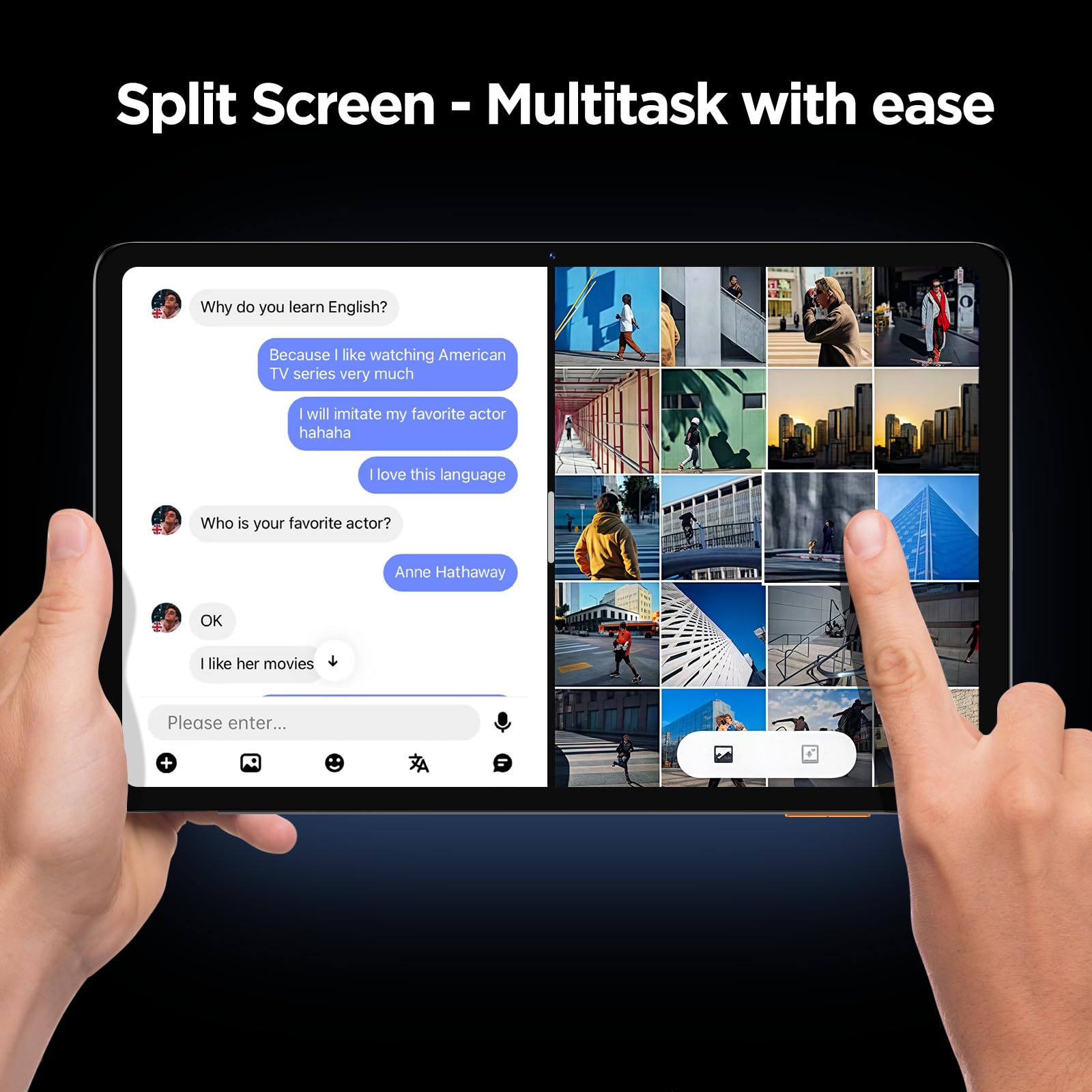 Android Tablet, 10.1 inch Android 15 Tablet, Octa-core CPU, 2 Years Protection, RAM 12GB, ROM 64GB (Up to 2 TB), 800x1280 Resolution, WiFi 6 & Bluetooth 5.4, Dual Speakers, 5MP+8MP, 6000mAh, Black