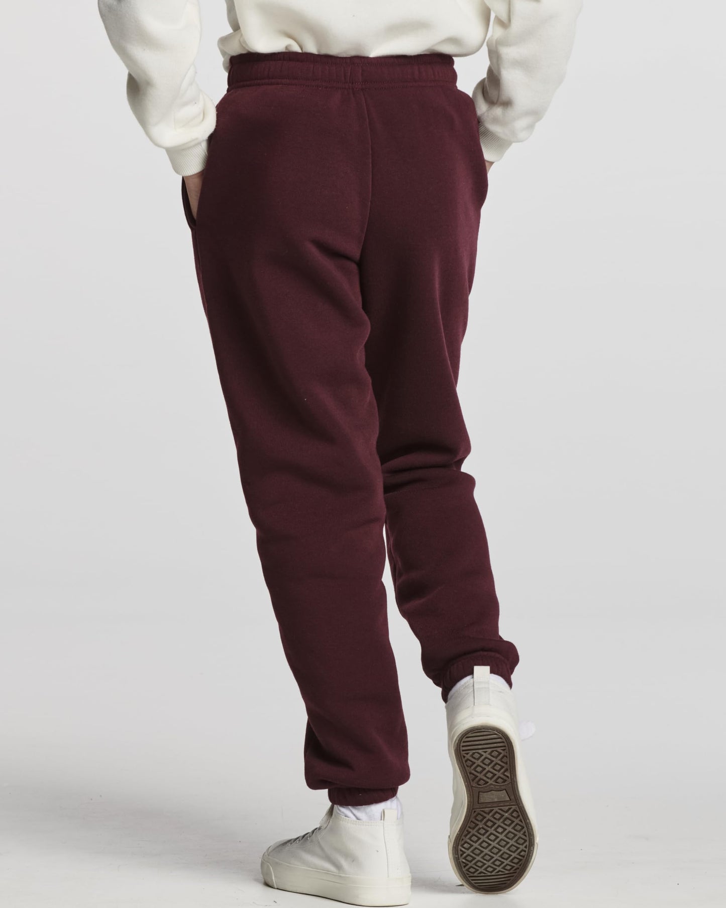 Real Essentials 3 Pack: Boys Tech Fleece Jogger Active Sweatpants with Pockets