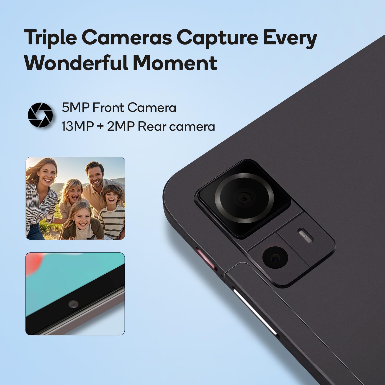 Android Tablet 12 Inch, Tablets Octa-Core T616, Large Android Tablet with 2K Display.