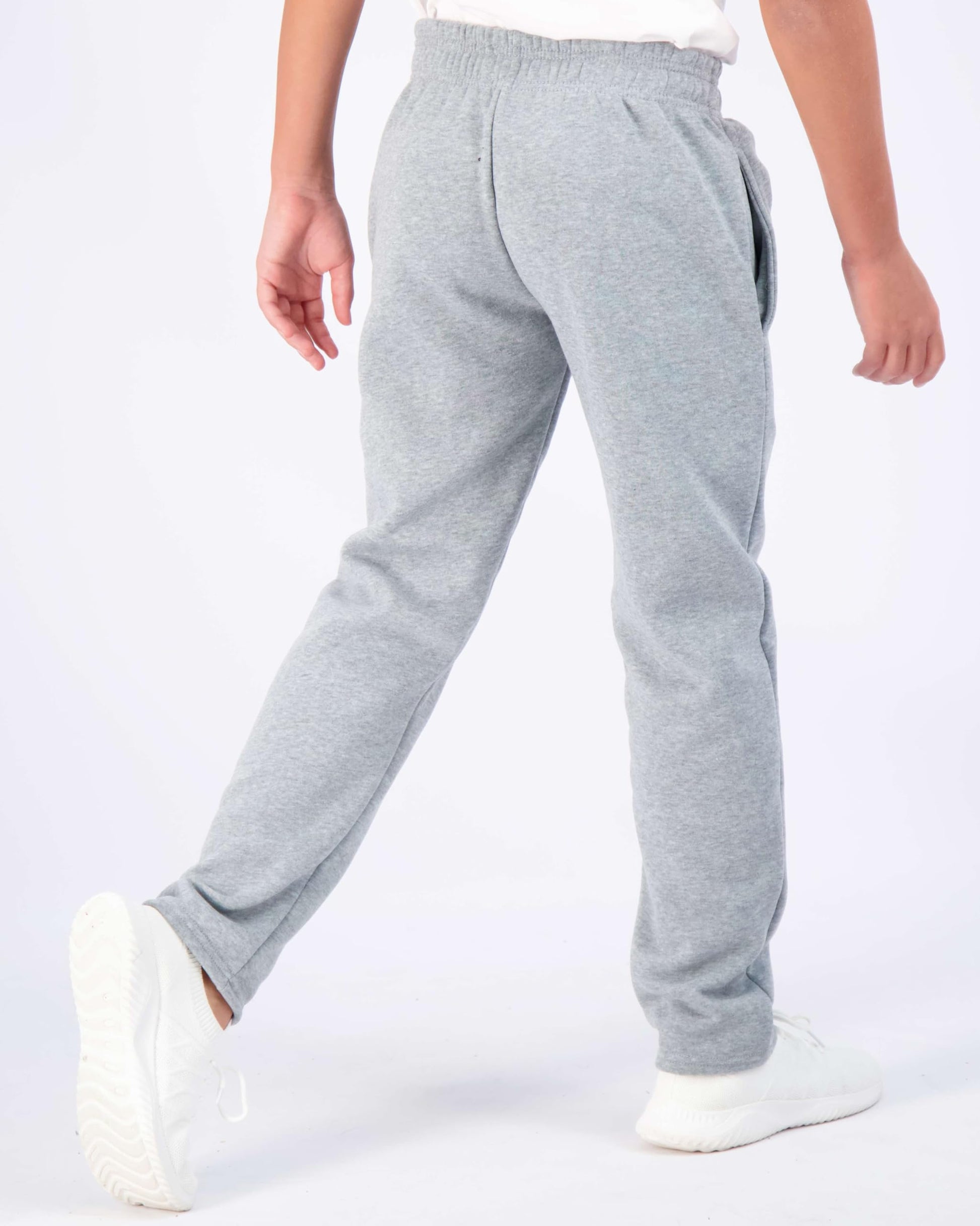 Real Essentials 3 Pack: Boys Tech Fleece Jogger Active Sweatpants with Pockets