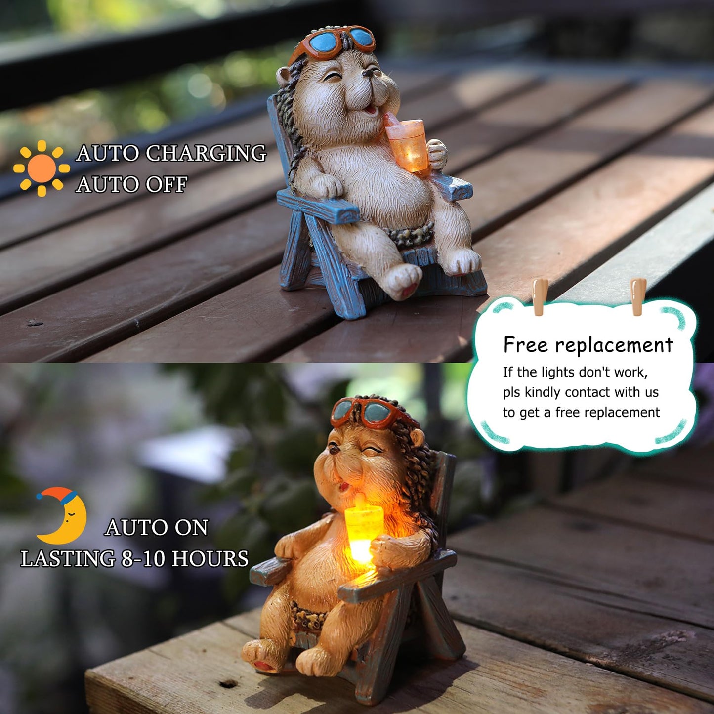 FOXMIS Miniature Frog Garden Statue Gifts Fall Halloween Decorations Fairy