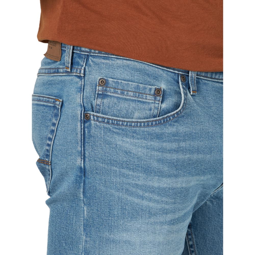 Wrangler Authentics Men's Slim Fit Straight Leg Jean, Anthracite, 34W x 30W