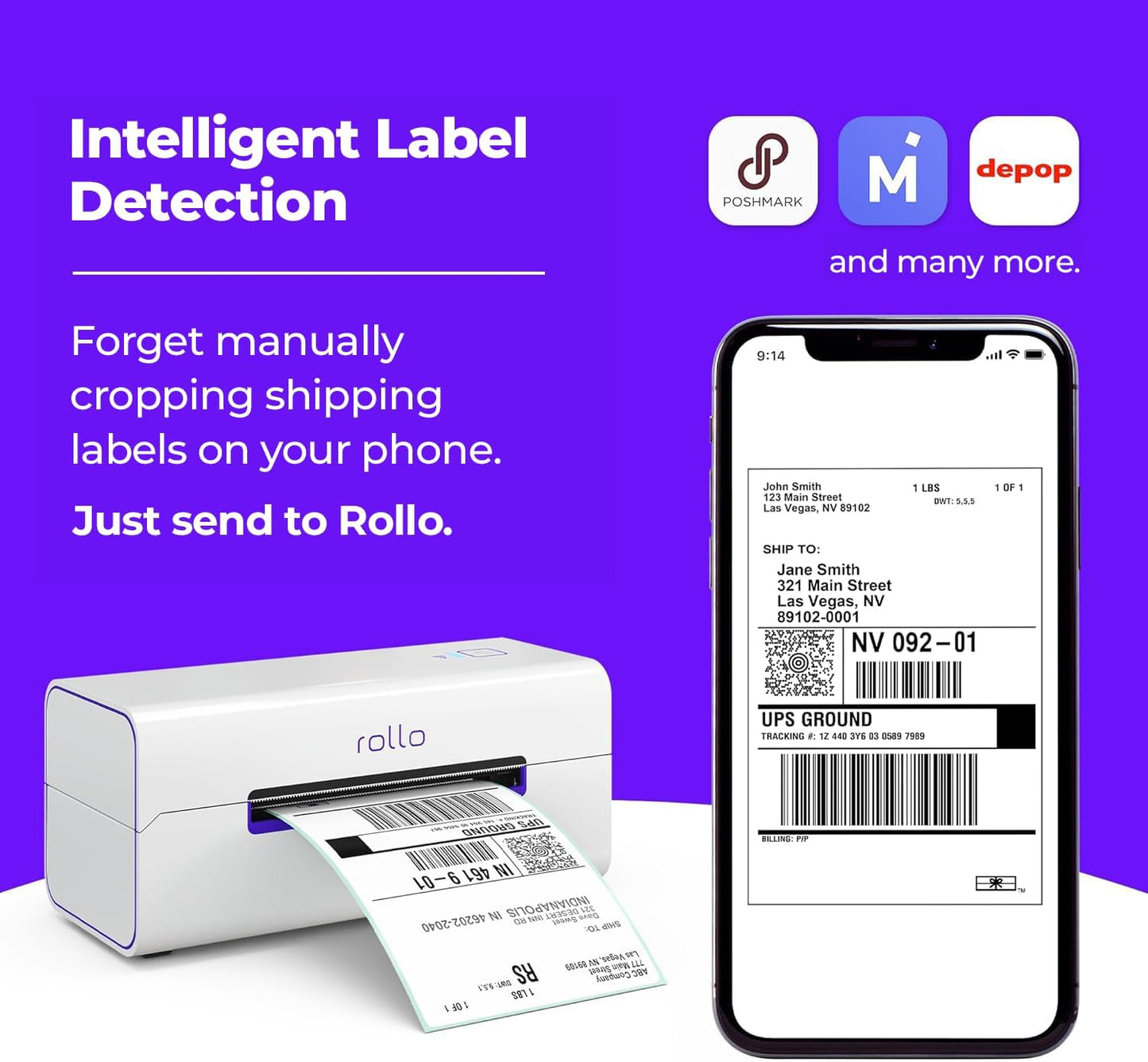 Rollo Wireless Shipping Label Printer
