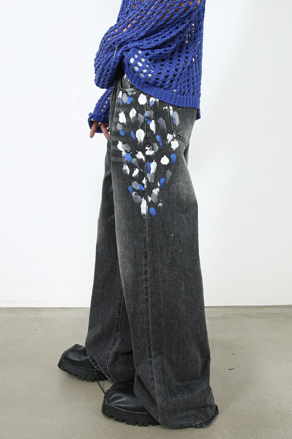 Men's Distressed Skinny Jeans