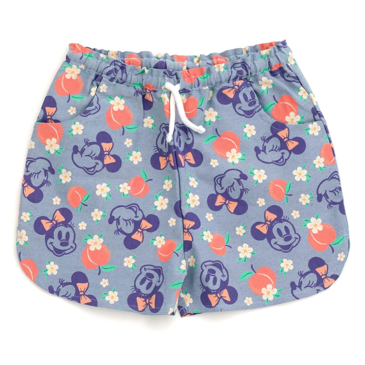 Disney Minnie Mouse Toddler Girls Graphic T-Shirt and Shorts Outfit Set Light Pink/Light Blue 3T