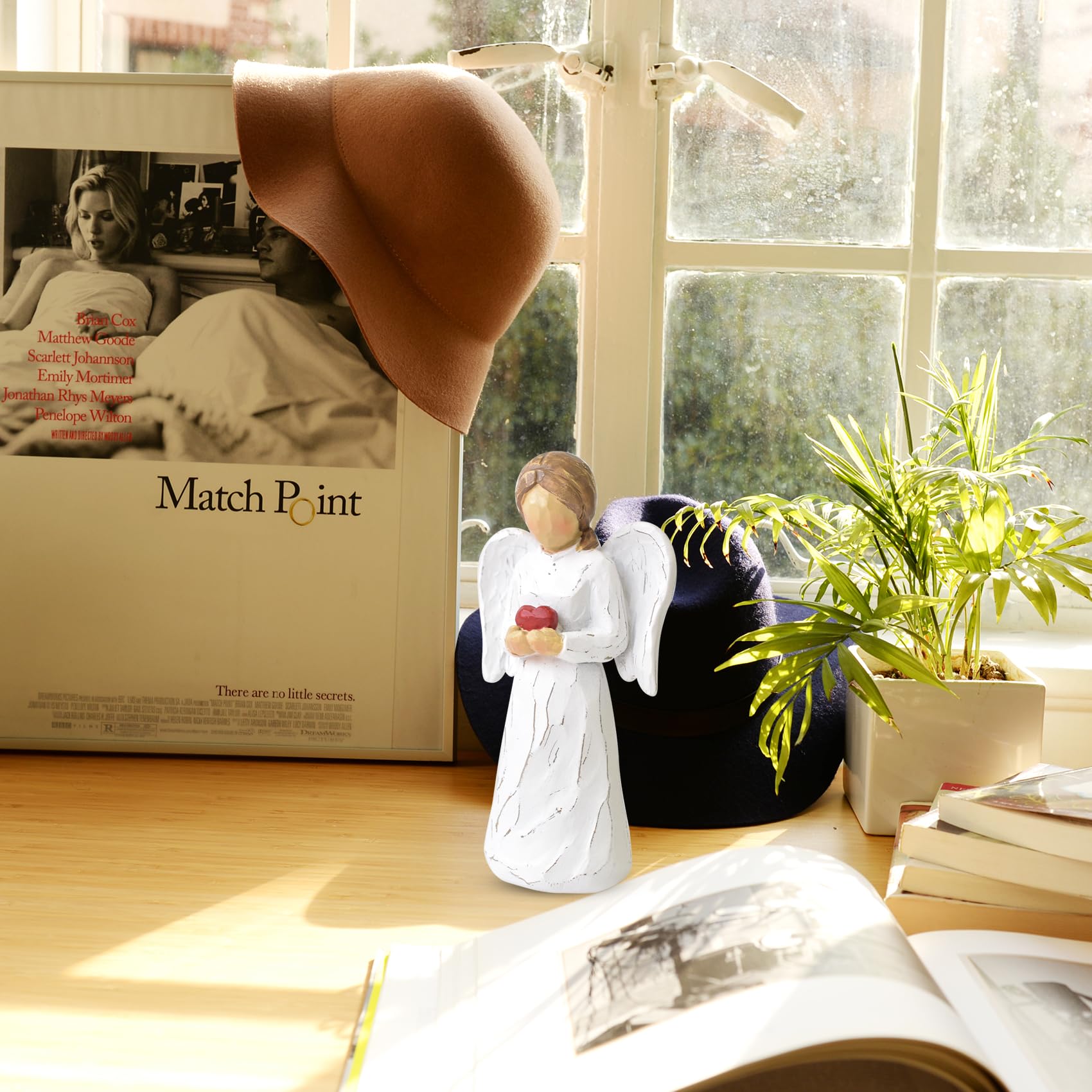 CUNTAUK Guardian Angel Statue, Healing Angel Figurines for Women.