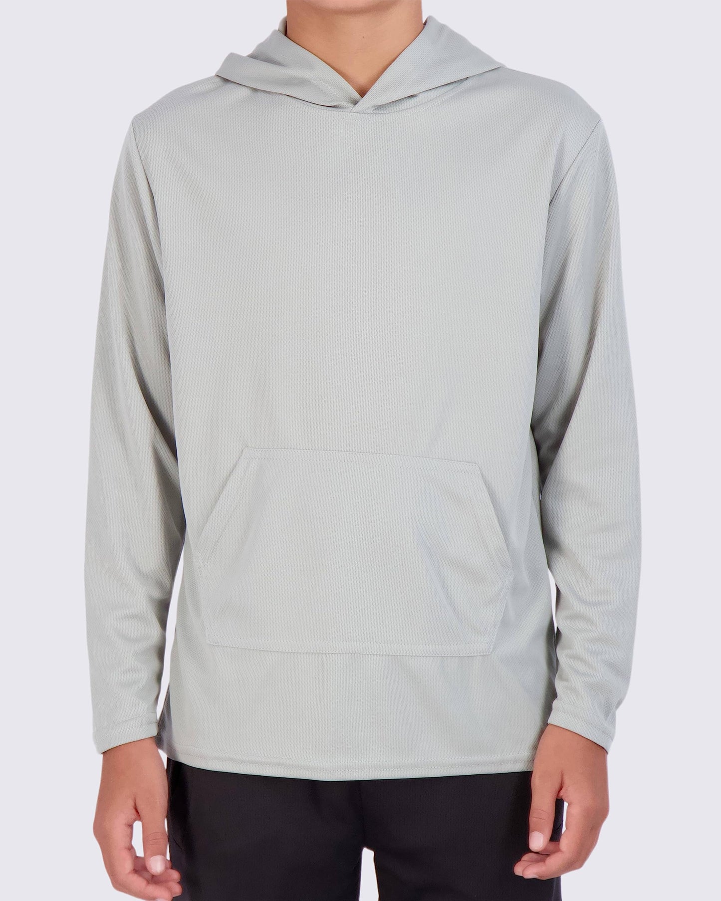 Real Essentials 3 Pack: Boys Hoodies – Youth Mesh Long Sleeve Sweatshirts.