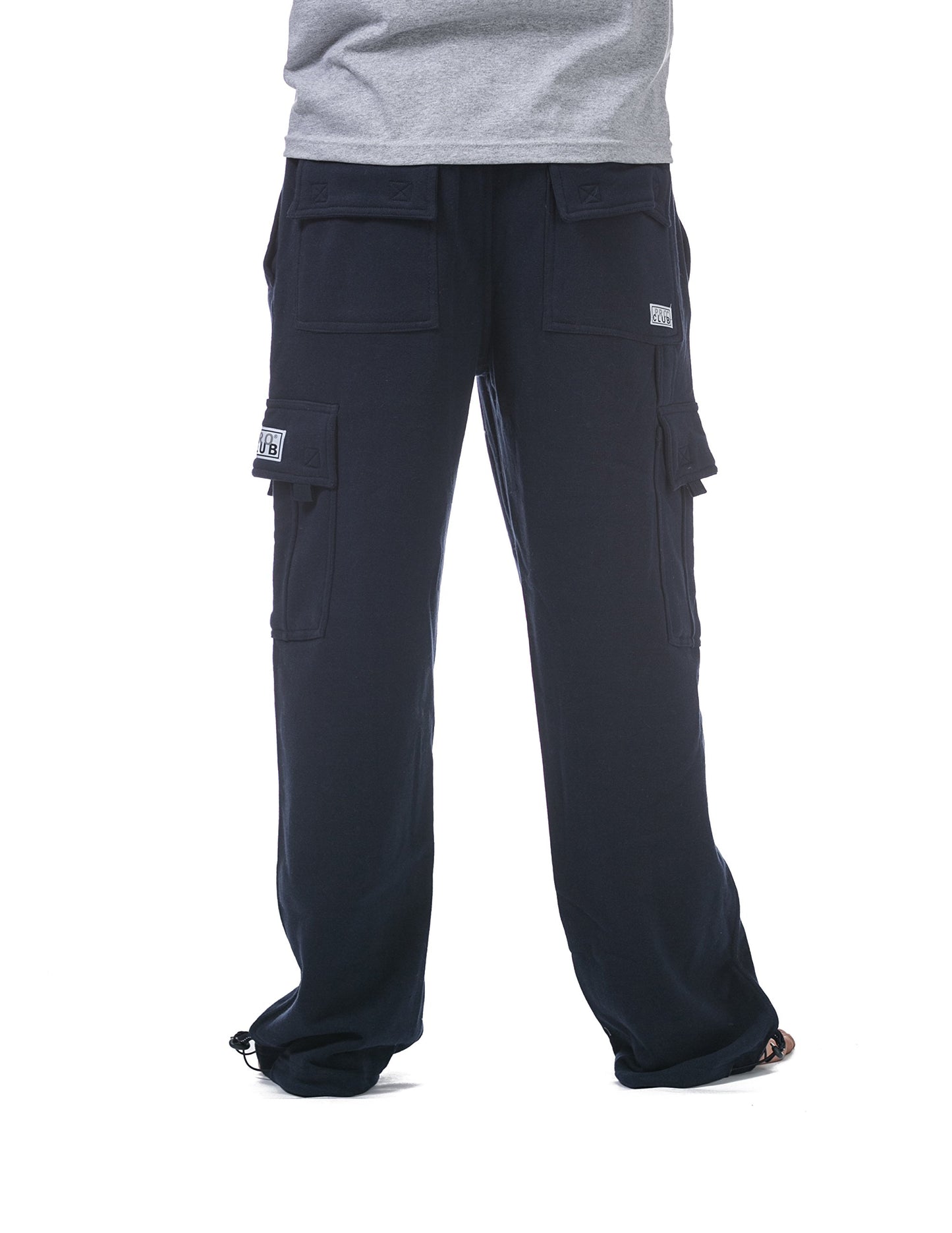 Pro Club Men's Heavyweight Fleece Cargo Pants, 3X-Large, Charcoal
